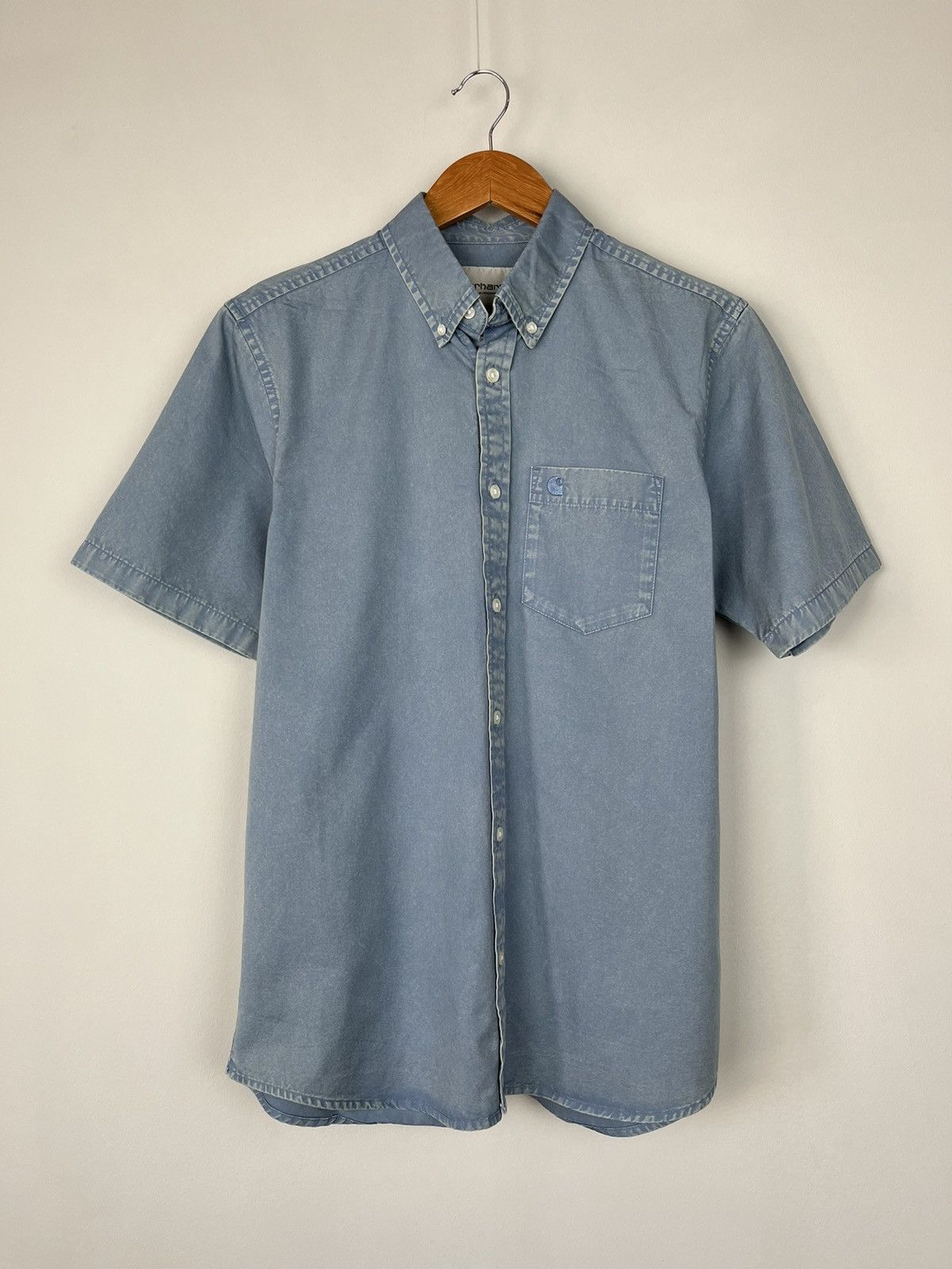 Carhartt × Carhartt Wip Carhartt Wip Logo Dyed Shirt Size US S / EU 44-46 / 1 - 1 Thumbnail