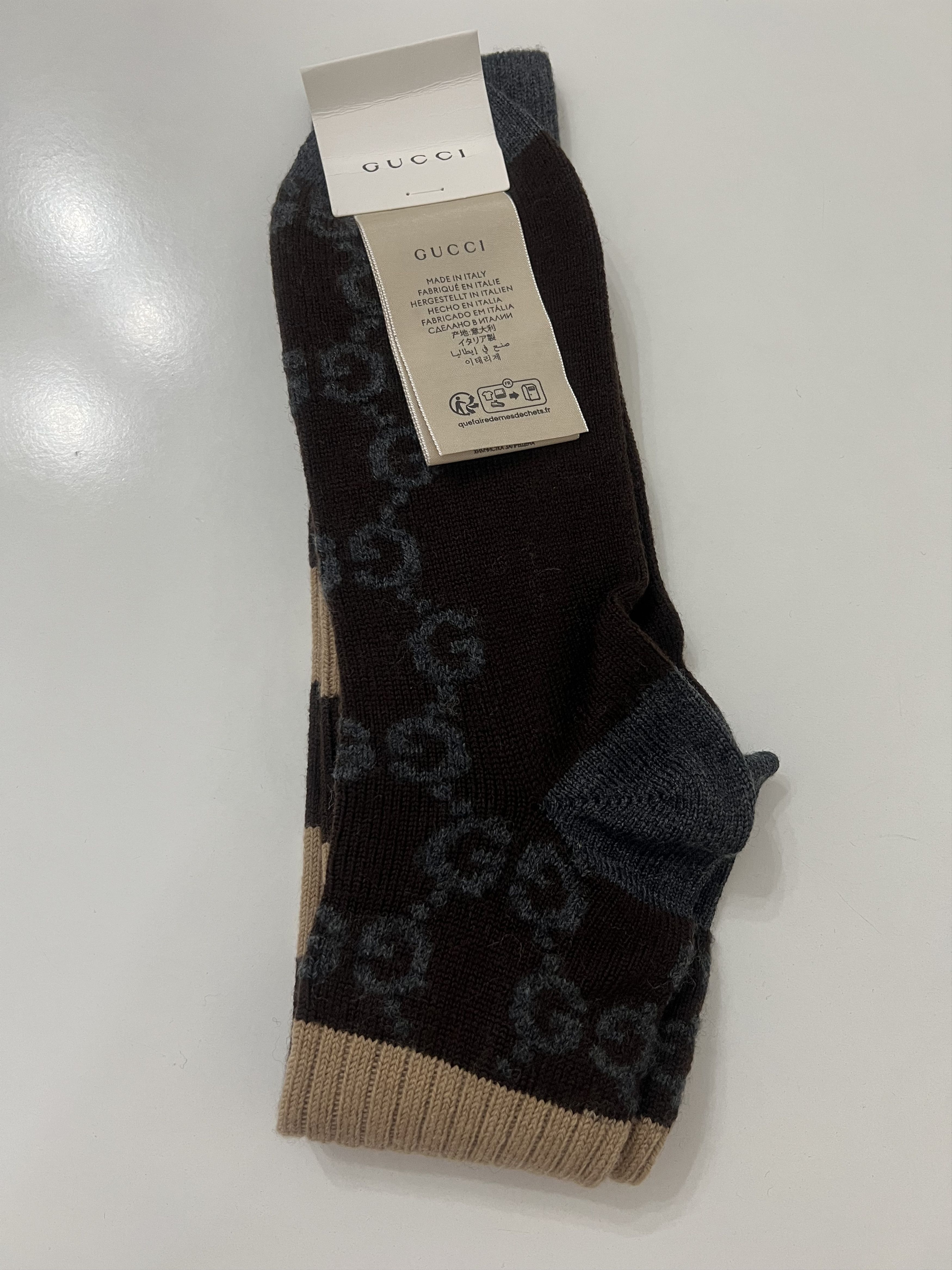 Gucci GUCCI SOCKS 81% WOOL SIZE -L- BRAND NEW WITH TAG Size ONE SIZE - 7 Thumbnail
