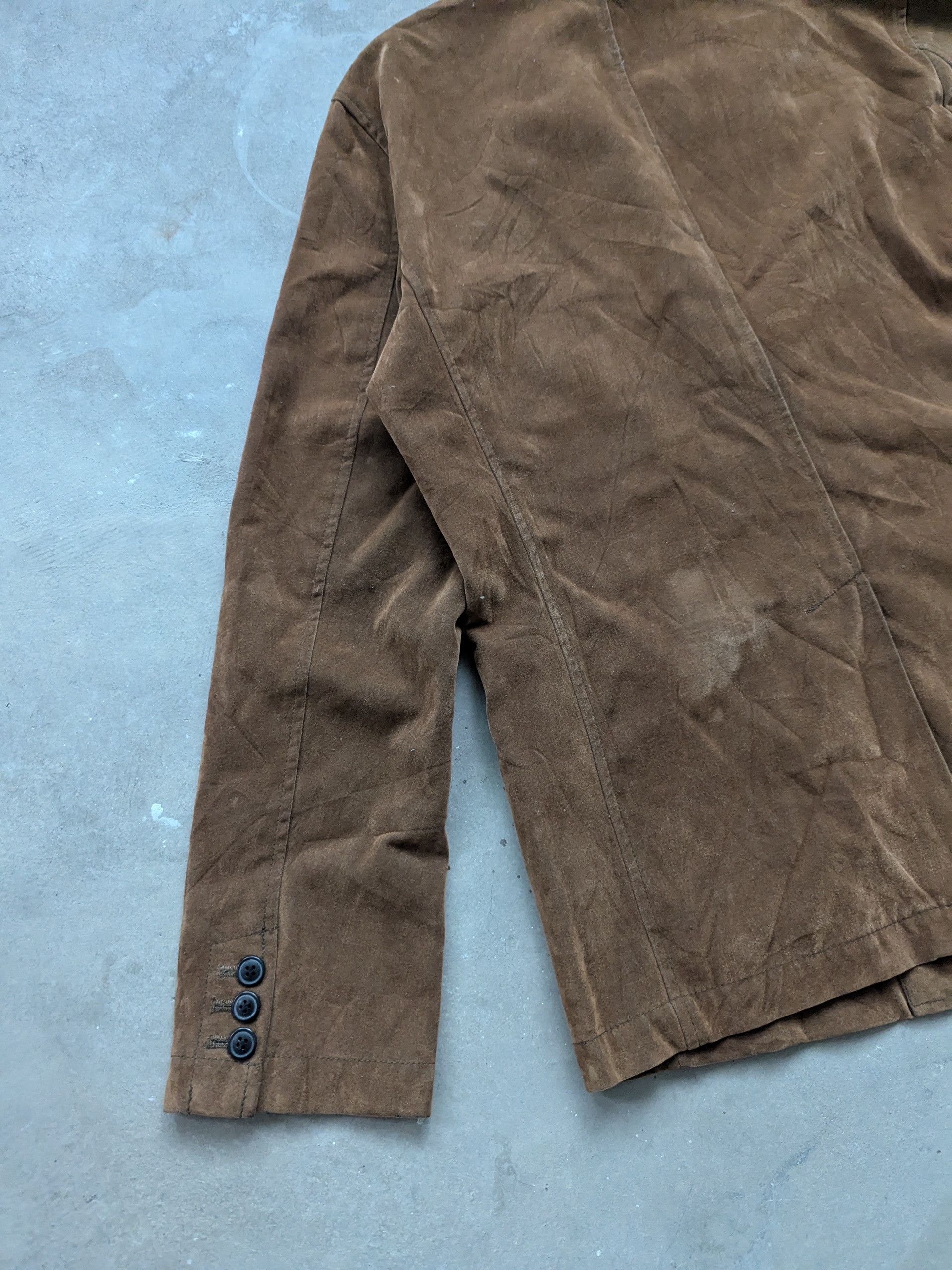 Japanese Brand × Velvet × Vintage Vintage 1990s Velvet Blazer Brown by Pazzo Size US M / EU 48-50 / 2 - 14 Thumbnail