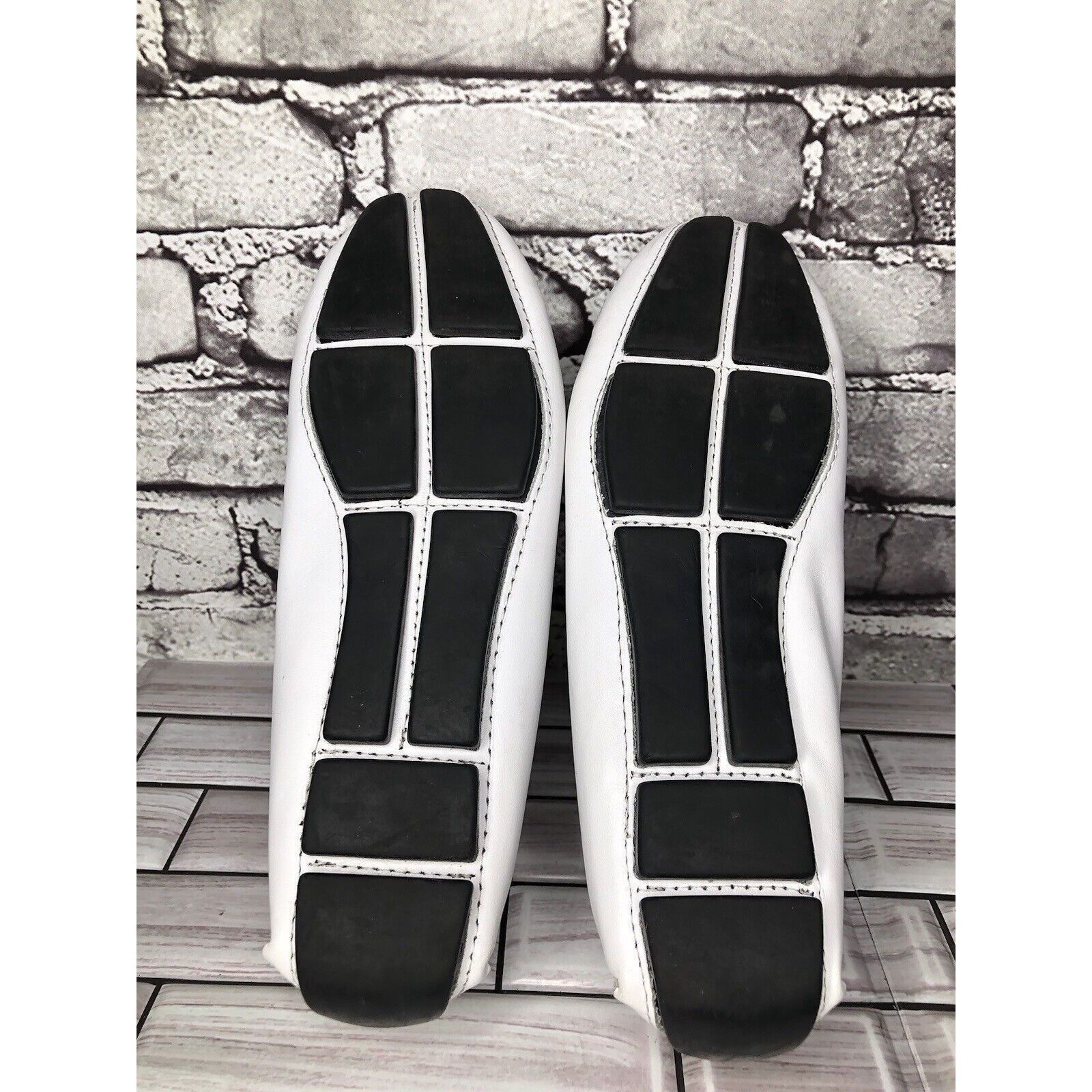 Massimo Matteo Massimo Matteo Firenze White Leather Driving Moccasins Flats Size US 10 / IT 40 - 9 Thumbnail