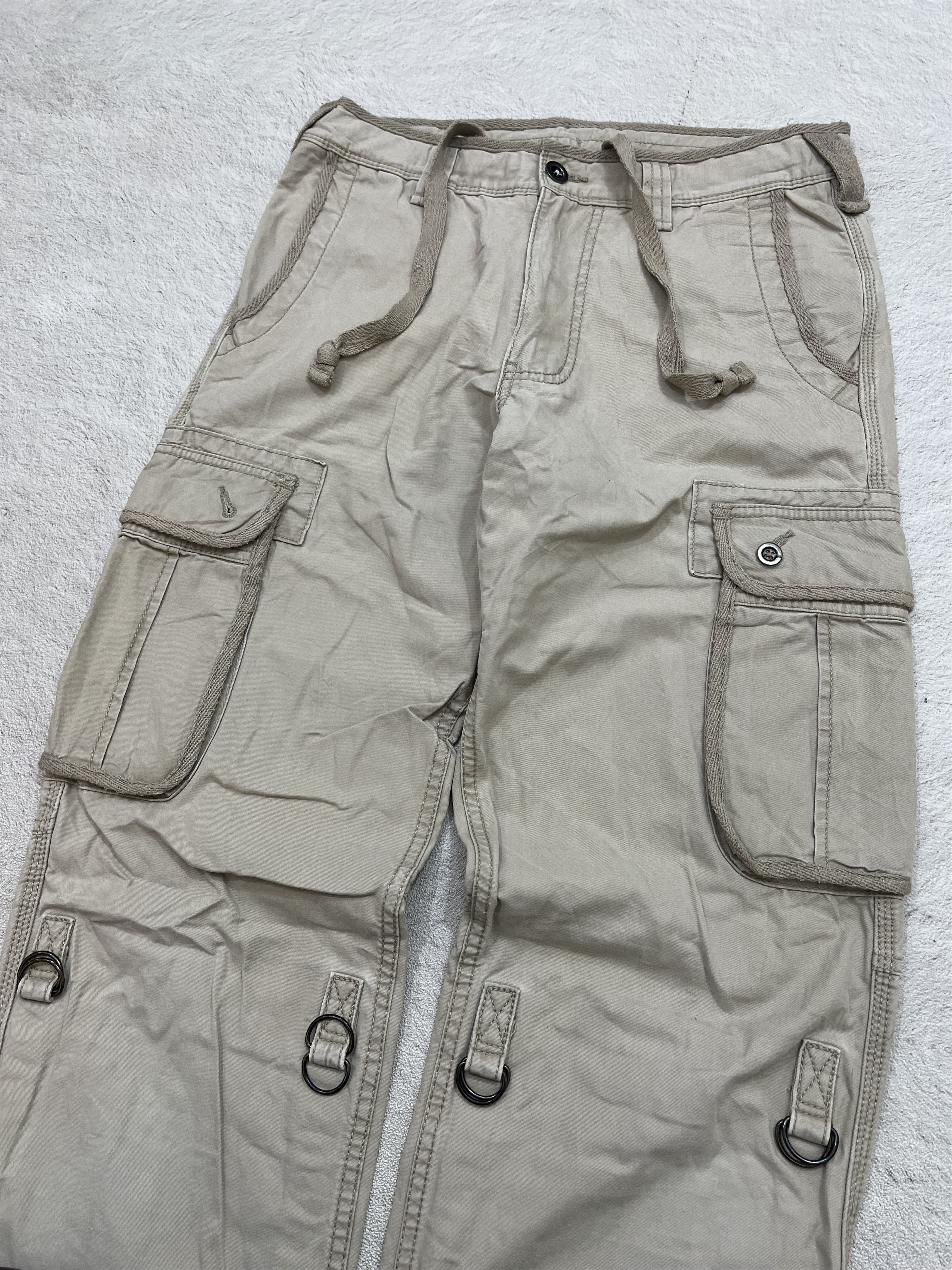 Japanese Brand 2000s Hysteric Junya Y's Tornado Baggy Cargo y2k Lgb Ifsix Size US 30 / EU 46 - 4 Thumbnail