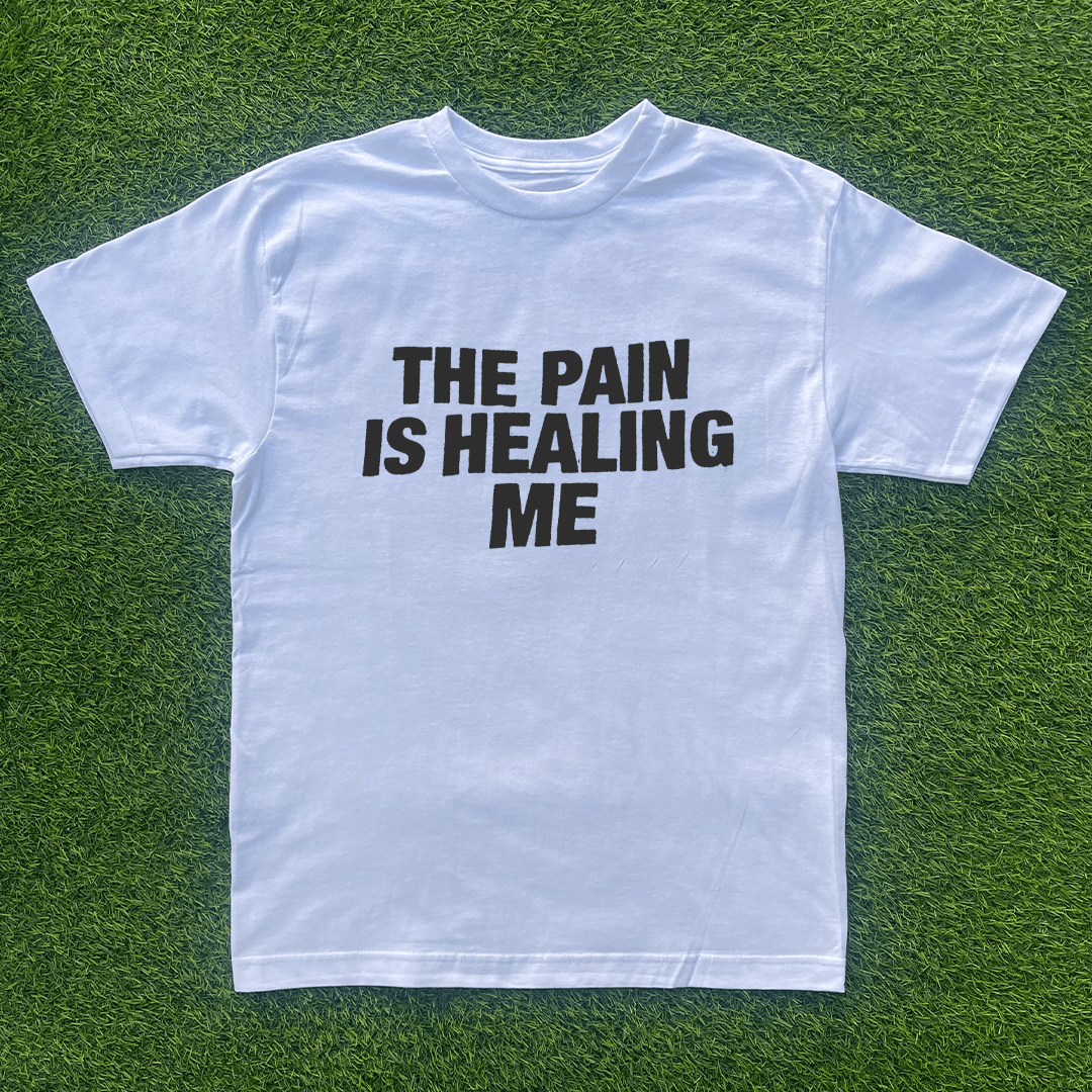 Vintage THE PAIN IS HEALING ME TSHIRT Size US S / EU 44-46 / 1 - 1 Preview
