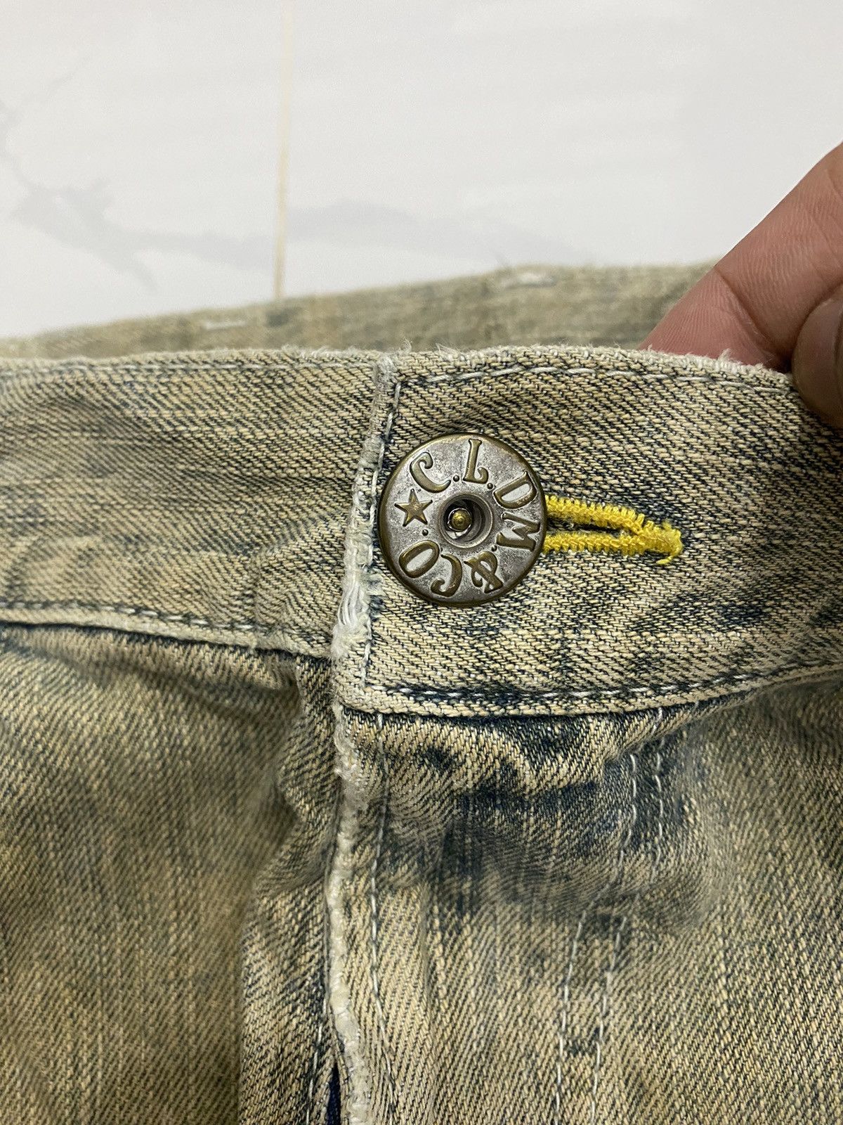 If Six Was Nine BAGGY JEANS🔥COCOLULU RUSTY DISTRESSED BAGGY DENIM JEANS Size US 33 - 6 Thumbnail