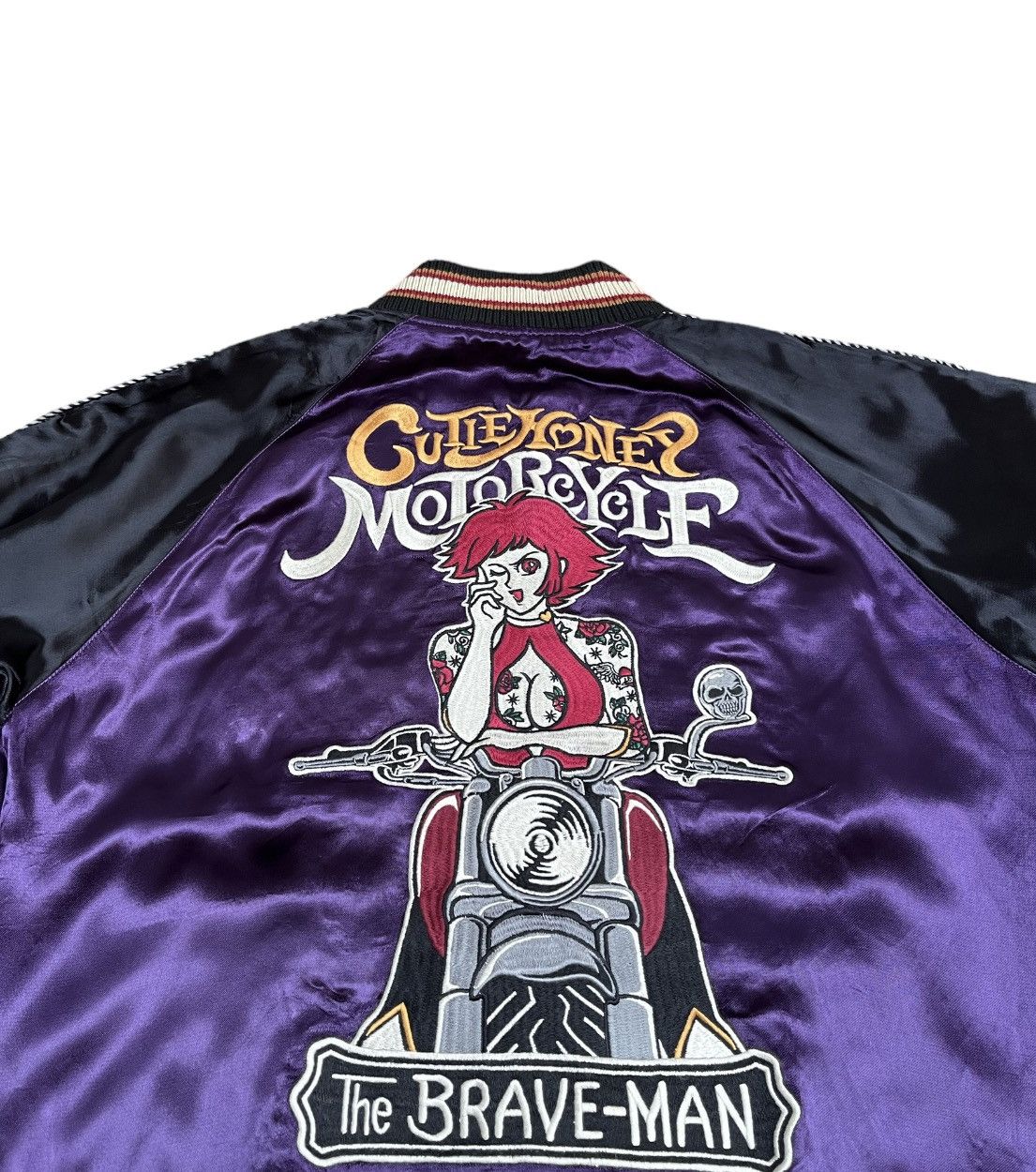 Anime Souvenir Jacket Sukajan The Brave Man x Cutie Honey Vi Size US M / EU 48-50 / 2 - 8 Thumbnail