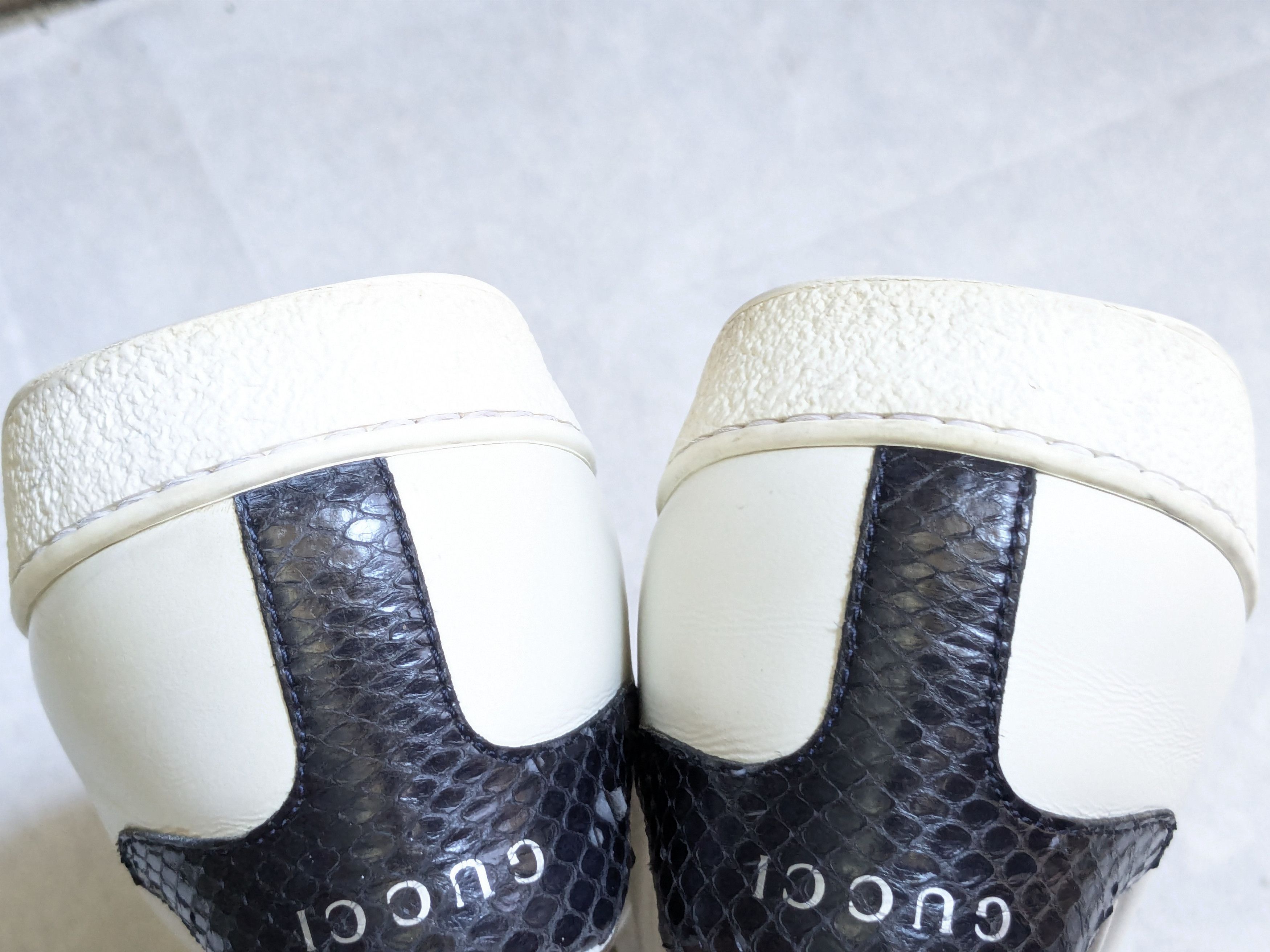 Gucci Gucci Ace Sneakers 10 White Leather Low 386750 Size US 10 / EU 43 - 13 Thumbnail