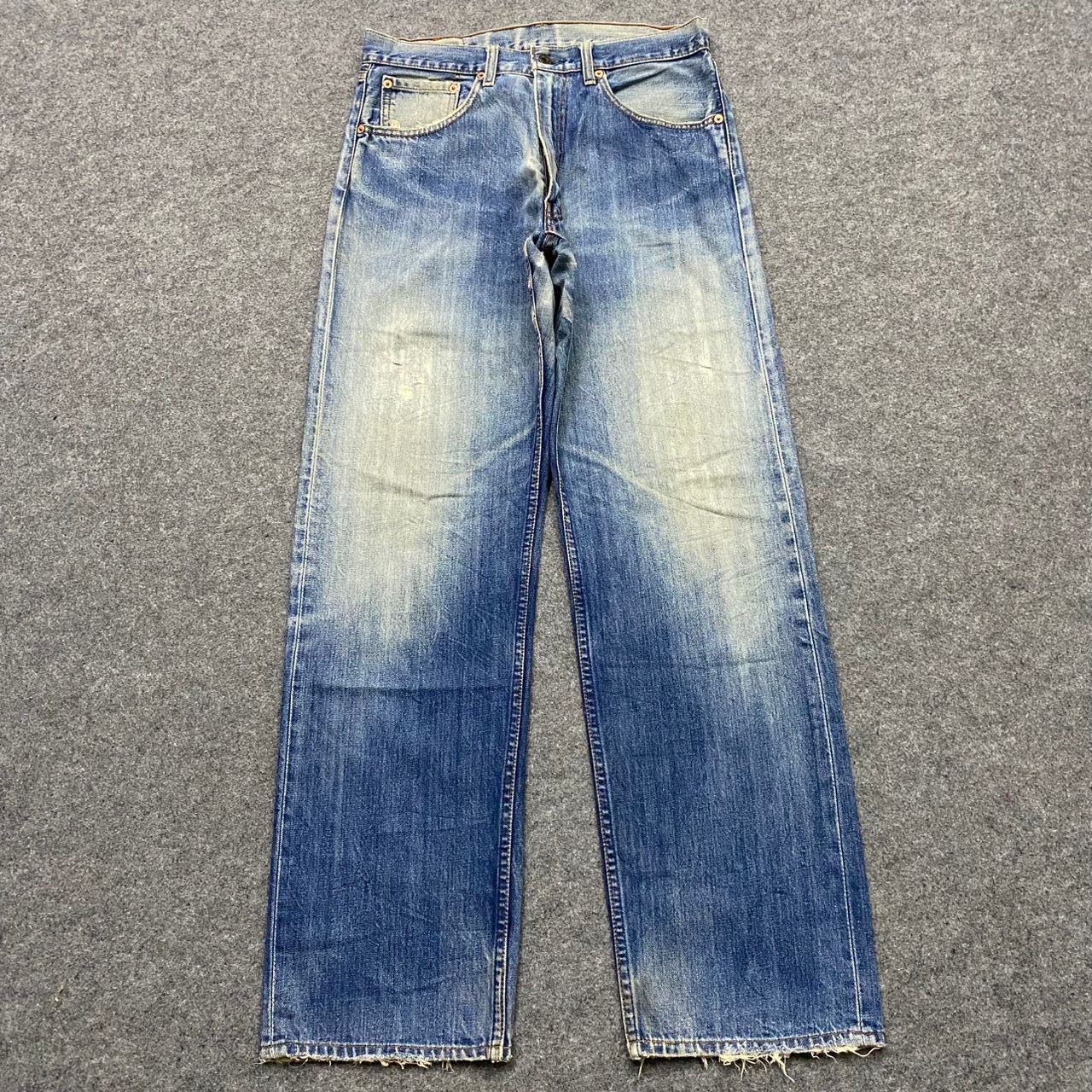 Levi's Vintage Clothing Vintage Levis 503 Distressed Denim Kurt Cobain Style Size US 31 - 1 Thumbnail