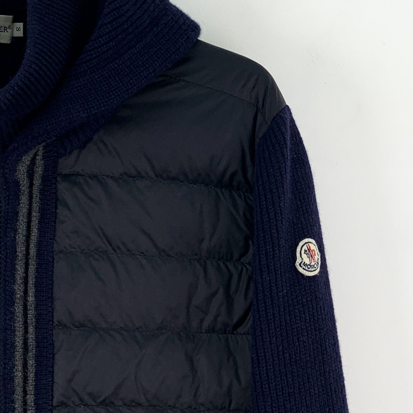 Moncler Moncler Maglione Tricot Hoodie Jacket Navy (S) Size US S / EU 44-46 / 1 - 3 Thumbnail