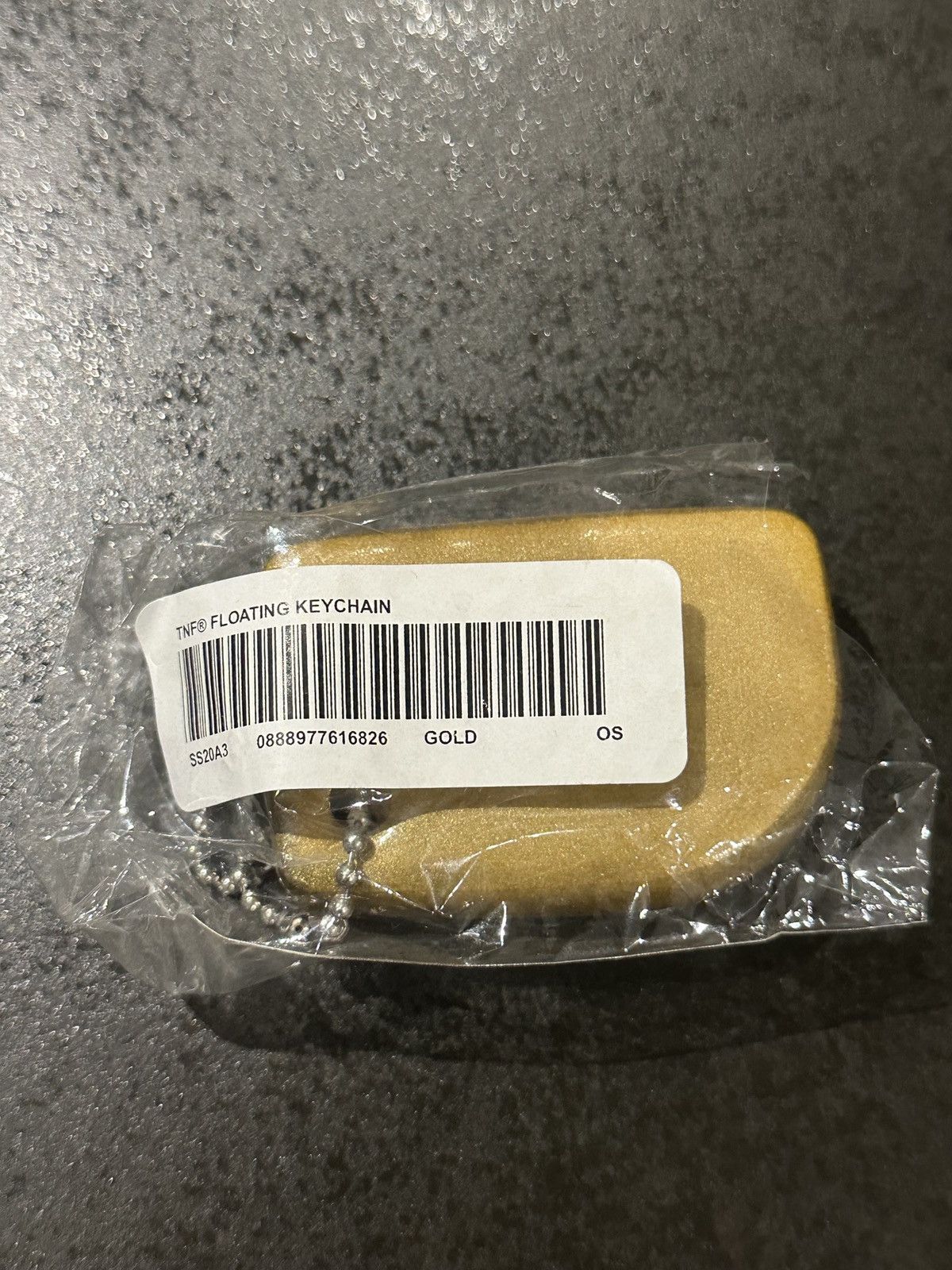 Supreme Supreme TNF Floating Keychain Gold Size ONE SIZE - 2 Thumbnail
