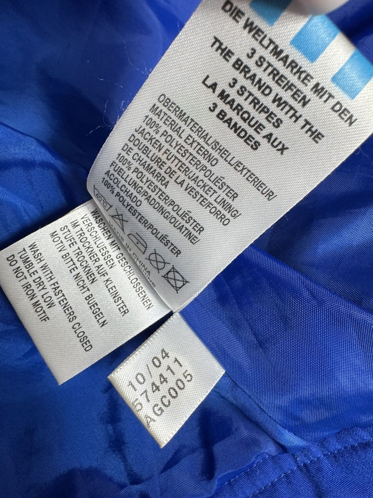 Adidas 🔵 Adidas Originals TEAM Jacket 2004 Archive – Rare Vintage 🔴 Size US XS / EU 42 / 0 - 12 Thumbnail