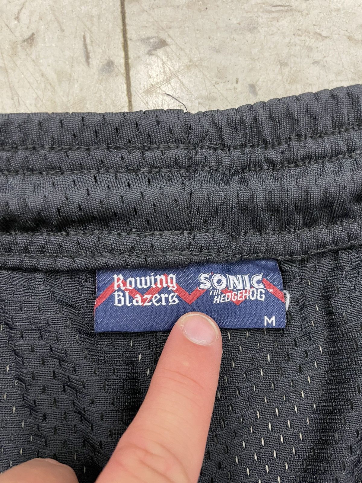 Rowing Blazers Sonic the Hedgehog Mesh Basketball Shorts M Size US 32 / EU 48 - 4 Thumbnail
