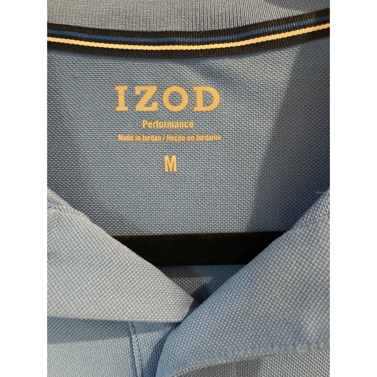 Izod IZOD Performance Polo Shirt Men’s Medium Blue Short Sleeve Size US M / EU 48-50 / 2 - 2 Thumbnail