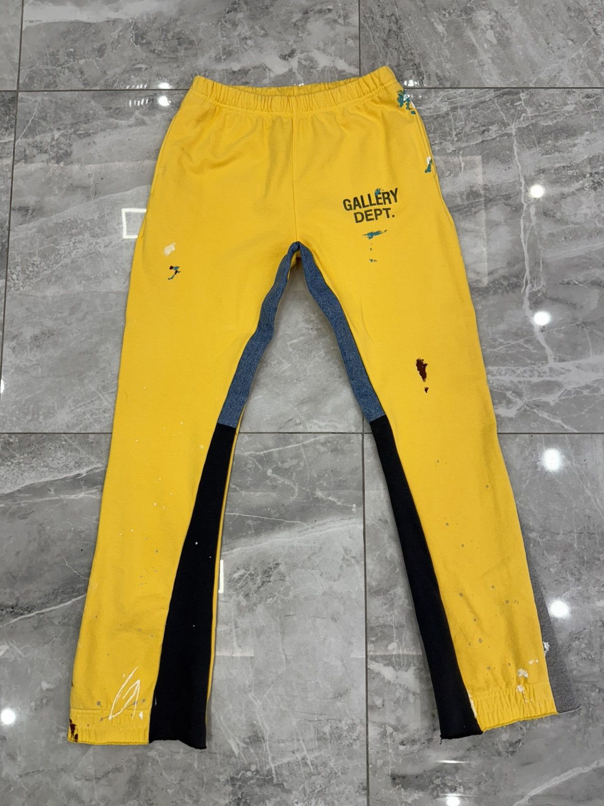 Gallery Dept. Gallery Dept. Yellow Sweatpants Size US 33 - 1 Thumbnail