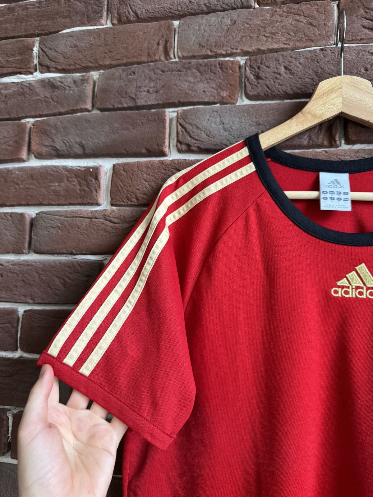 Vintage Rare Vintage 00s Germany Red 2008 Jersey Adidas Soccer Size US M / EU 48-50 / 2 - 5 Thumbnail