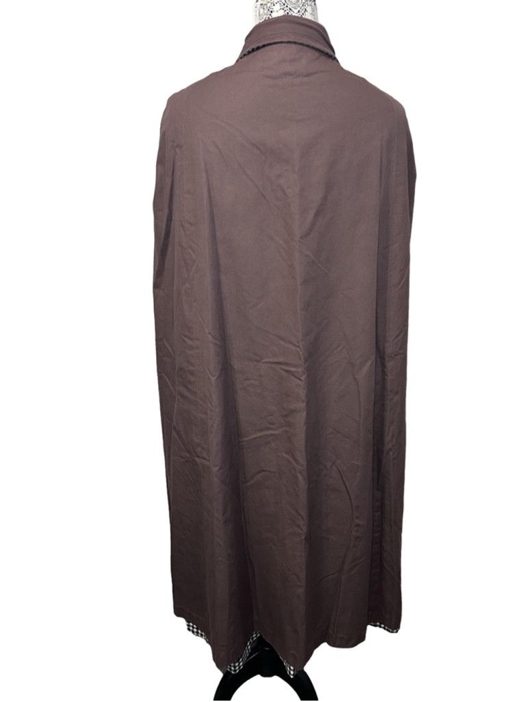Other Vintage plaid reversible Cape Coat Size sm-m Black and Beige Size M / US 6-8 / IT 42-44 - 8 Thumbnail