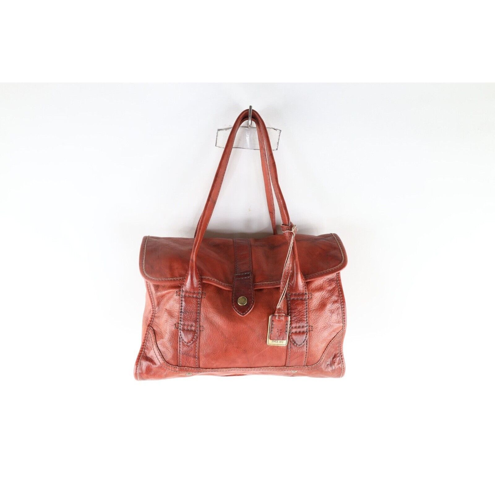 Frye Frye Distressed Italian Leather Boho Chic Shoulder Bag Size ONE SIZE - 1 Thumbnail