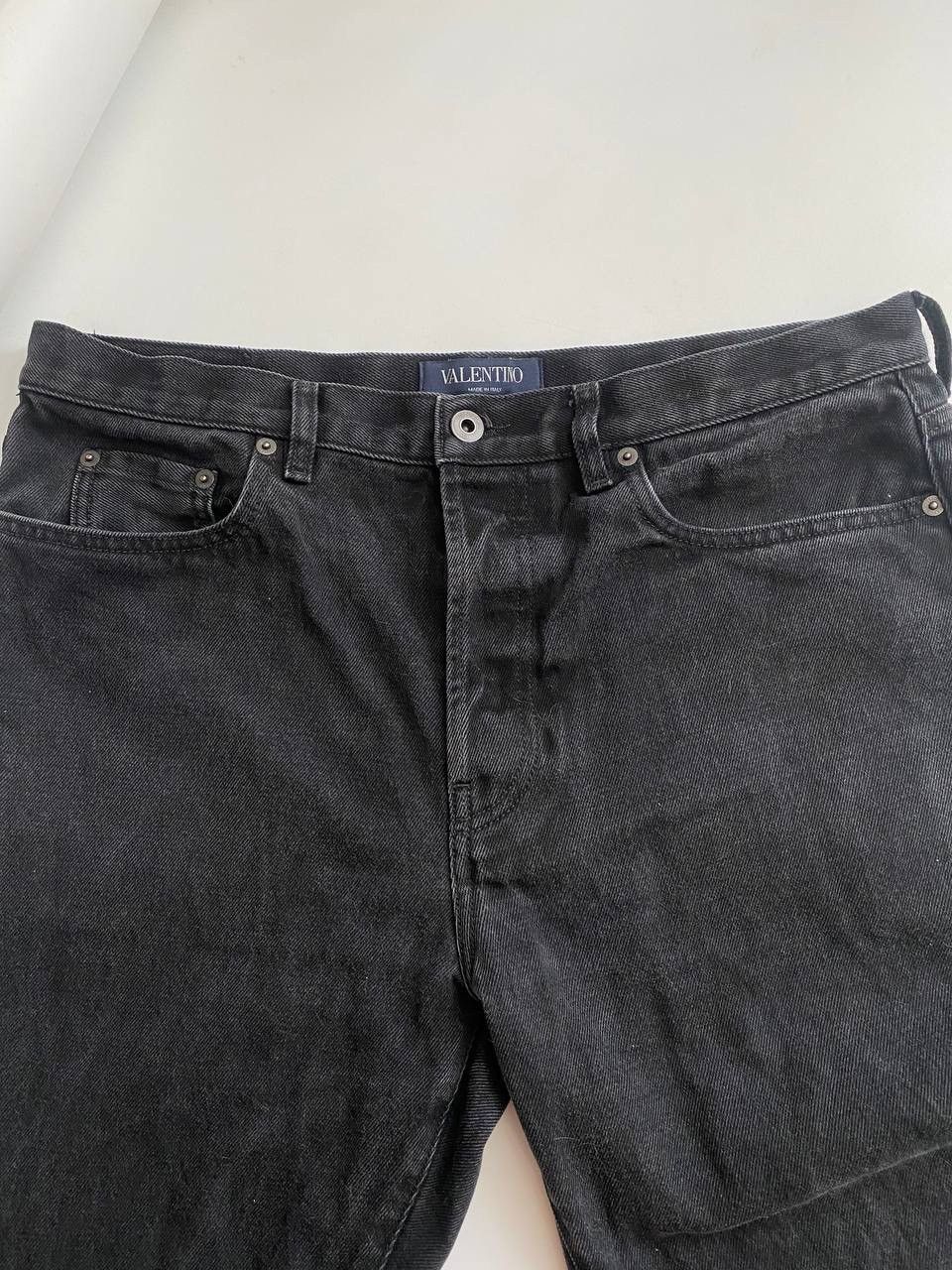 Valentino Valentino Garavani 2099 Print Slim Jeans in Black Cotton Size US 34 / EU 50 - 6 Thumbnail