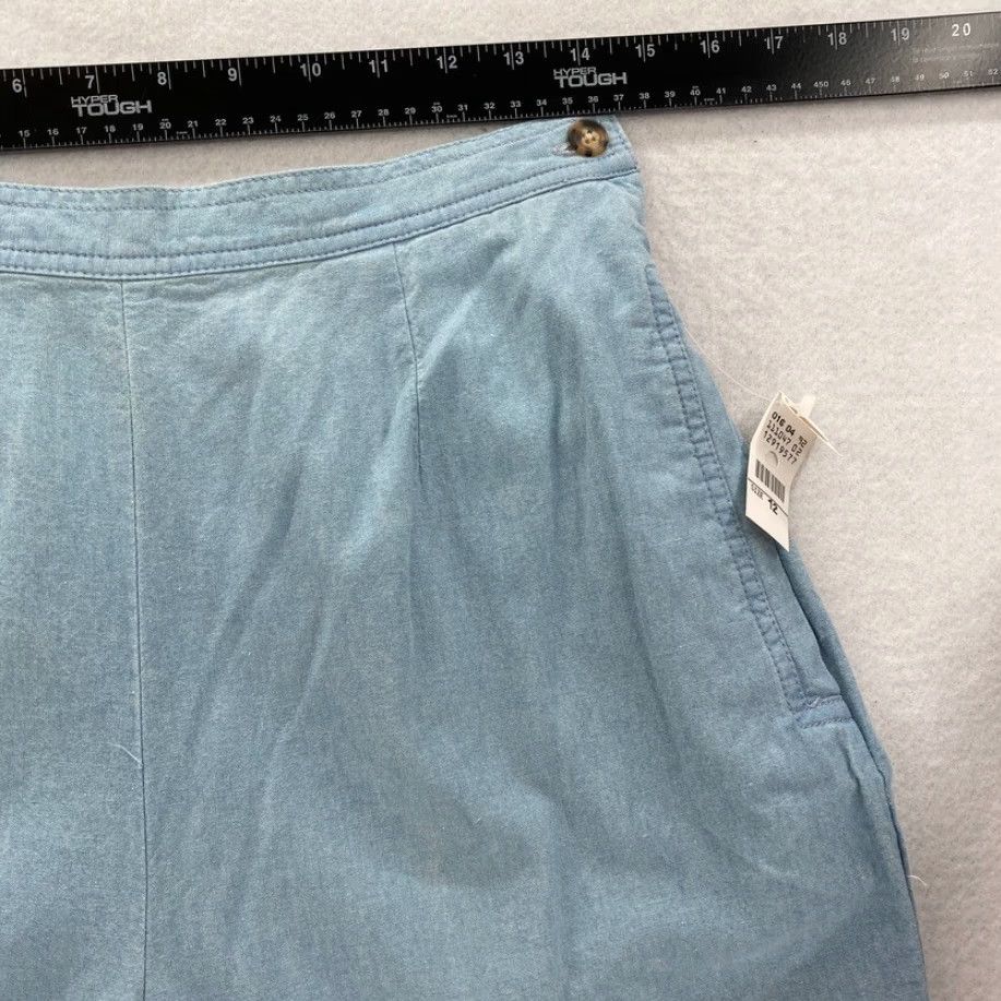 Talbots **Talbots Women's Blue High Rise Tapered Leg Flat Front Dress Pants 12** User: Women's Blue High Rise Tapered Leg Flat Front Dress Pants 12 Size 34" / US 12 / IT 48 - 5 Thumbnail