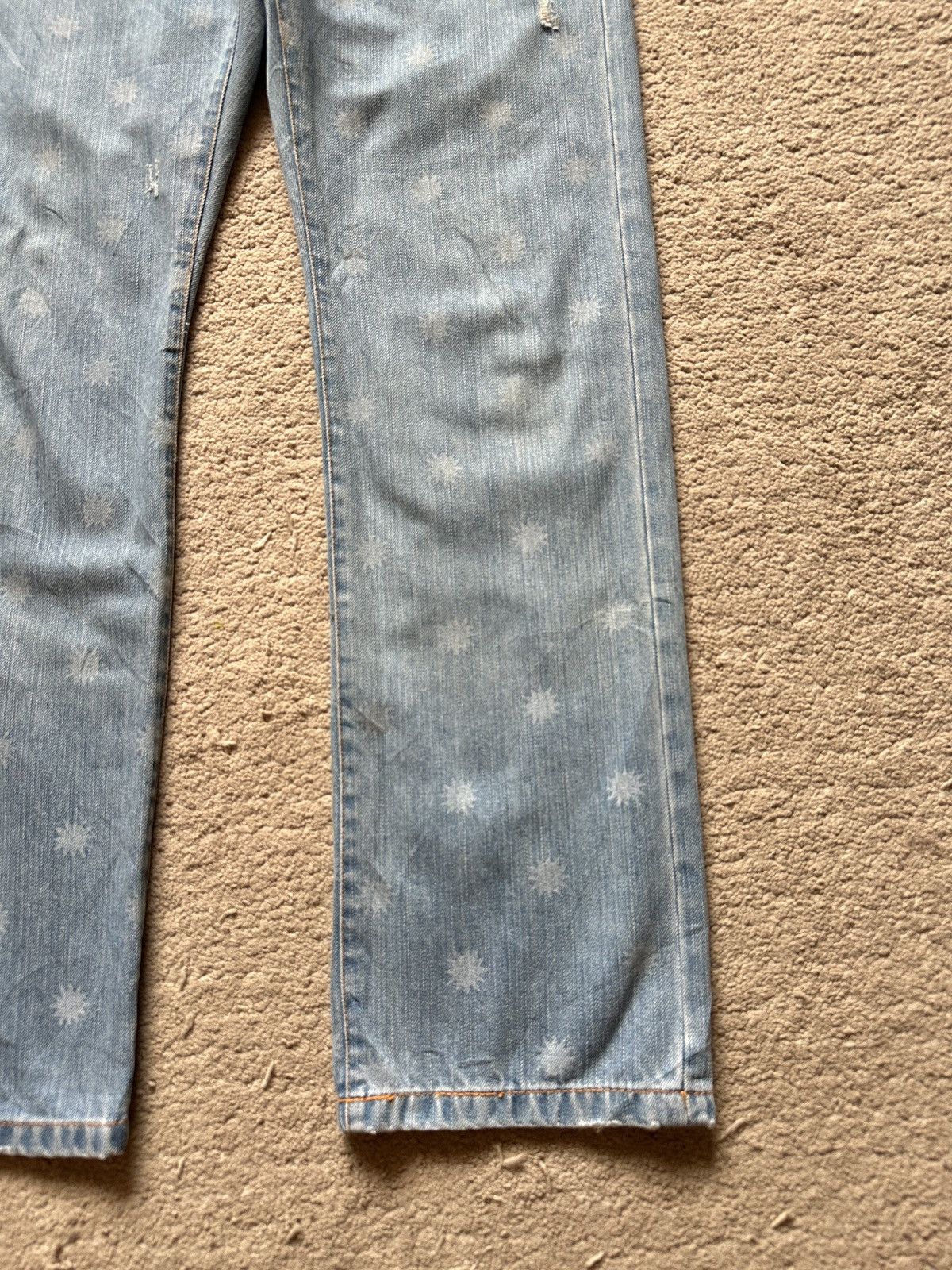 Tsumori Chisato 1990s SunaoKuwahara Bullet shot Jeans Size US 30 / EU 46 - 4 Thumbnail