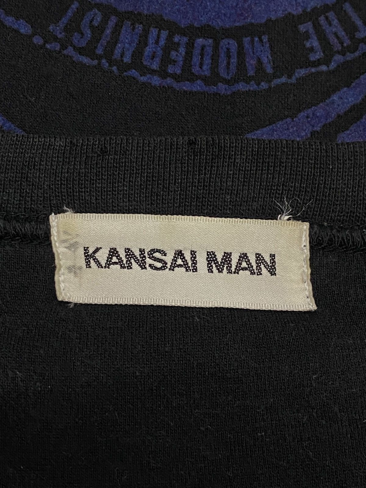 Kansai Yamamoto × Vintage Vintage 90s Kansai Man Over Print Sweatshirt Size US XL / EU 56 / 4 - 7 Thumbnail