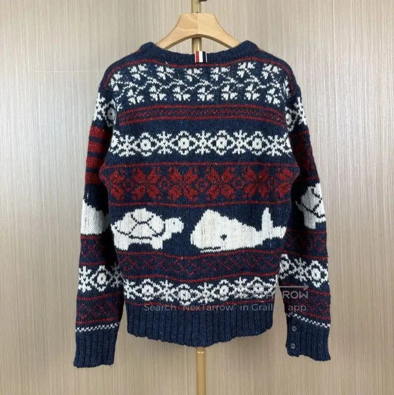 Thom Browne Thom Browne Colorful Wool Sweater for Women . Size M / US 6-8 / IT 42-44 - 2 Thumbnail