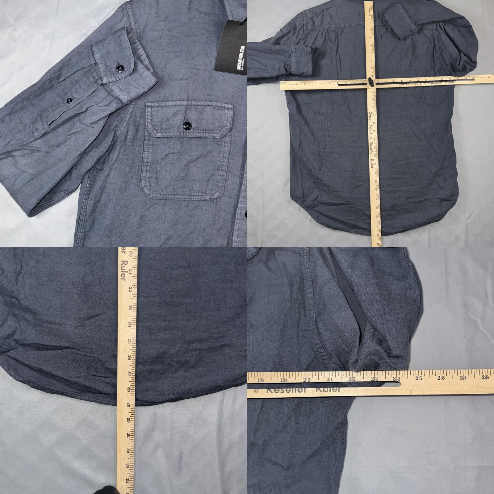 Buck Mason Buck Mason Shirt Mens Medium Blue Button Front Long Sleeve Casual Size US M / EU 48-50 / 2 - 8 Thumbnail
