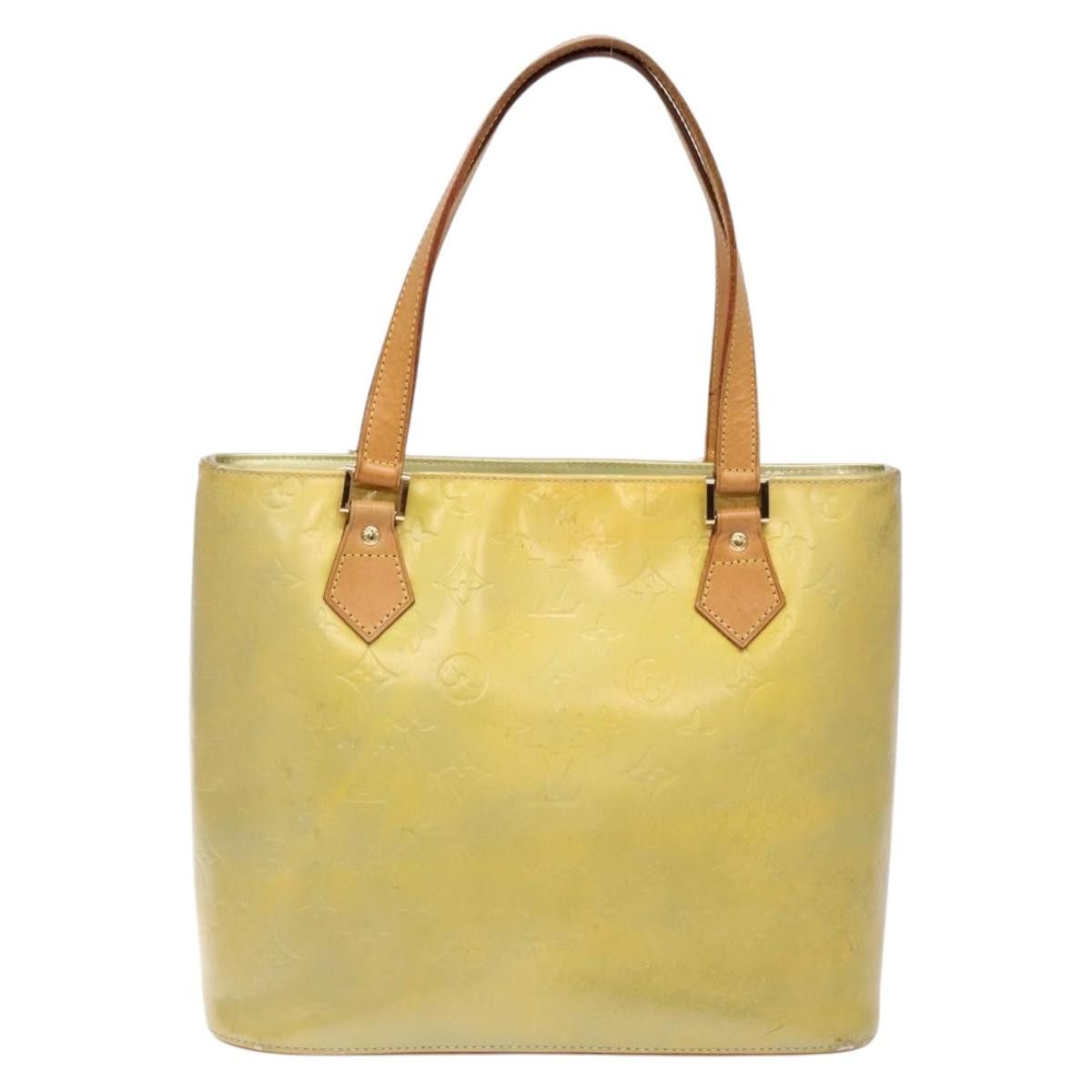 Louis Vuitton LOUIS VUITTON Monogram Vernis Houston Hand Bag Gris M91053 Size ONE SIZE - 2 Thumbnail