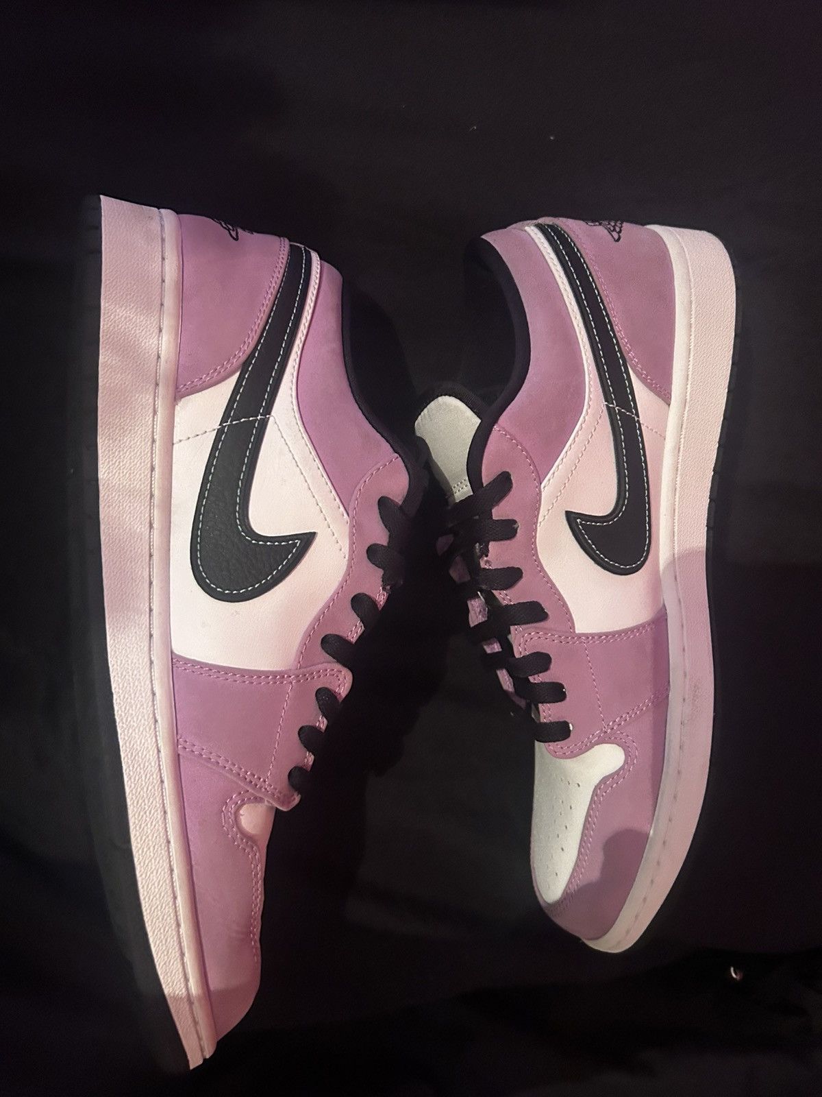 Jordan Brand Jordan 1 Low Violet Shock Size US 12 / EU 45 - 4 Thumbnail