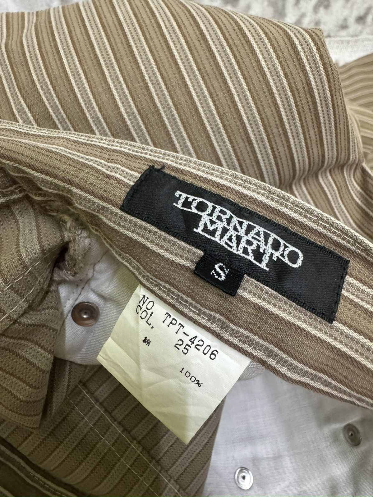 Tornado Mart Tornado Mart Y2K Pinstripe Flared Pants Japanese Archive Size US 28 / EU 44 - 12 Thumbnail