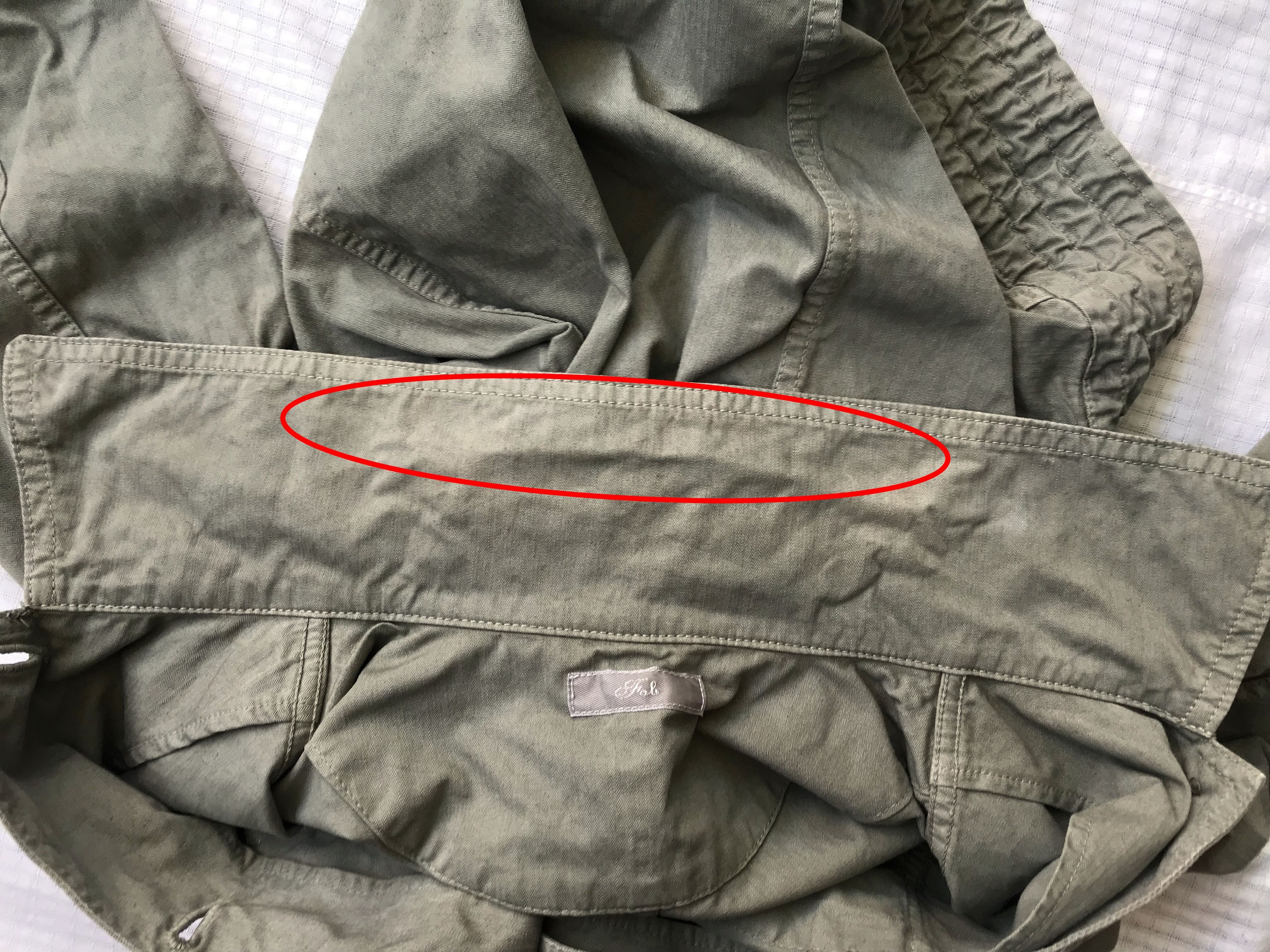 FOB Factory (J163) F.O.B. Factory Studio ECRU Army Green Cotton Jacket Size M / US 6-8 / IT 42-44 - 9 Thumbnail