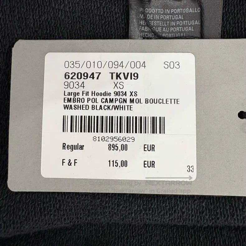 Balenciaga Balenciaga Wave Coke Letter Embroidery Destroyed Hoodie Size US XS / EU 42 / 0 - 6 Thumbnail