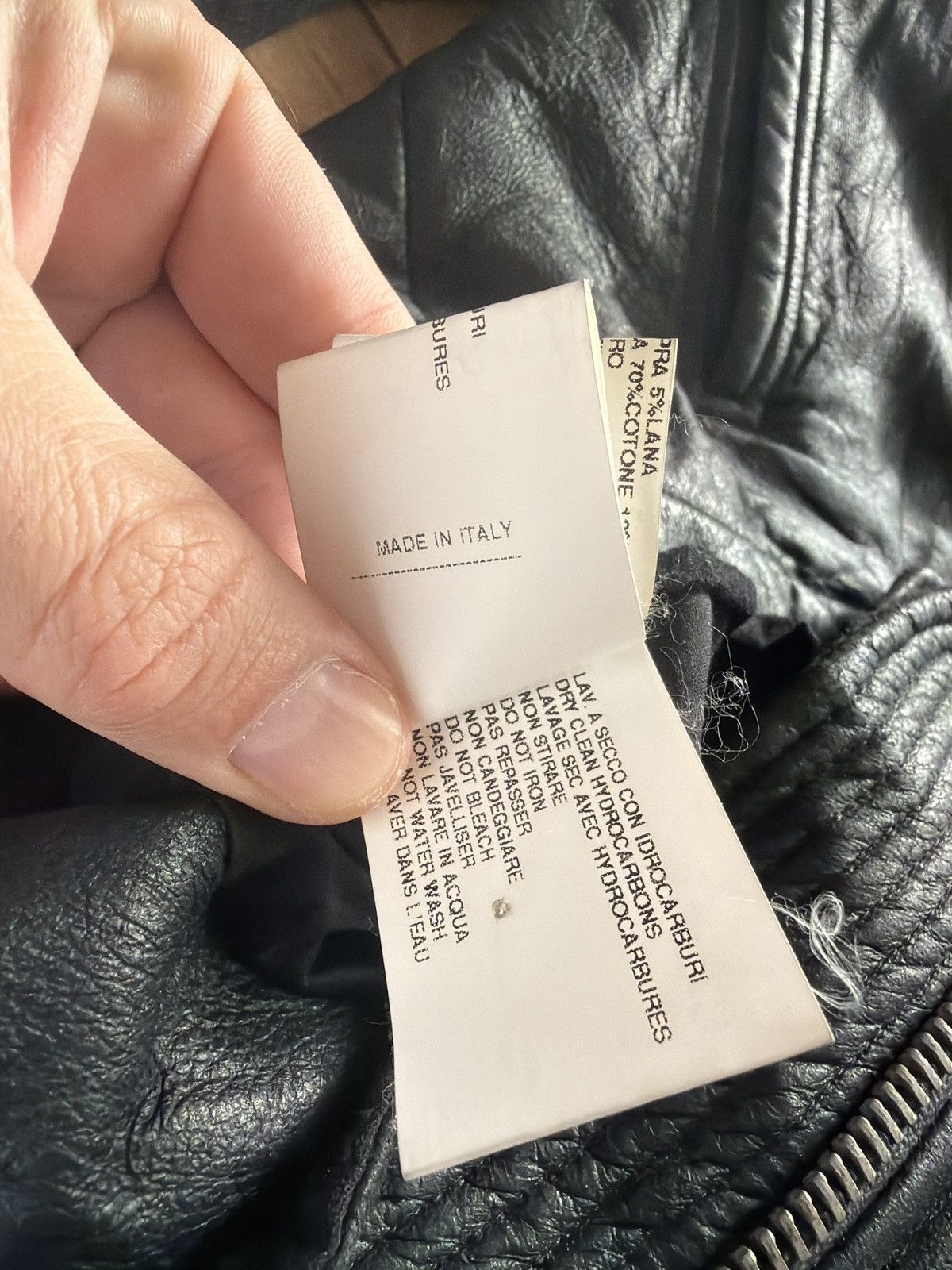 Rick Owens Vintage Rick Owens Leather Jacket Size US M / EU 48-50 / 2 - 10 Thumbnail
