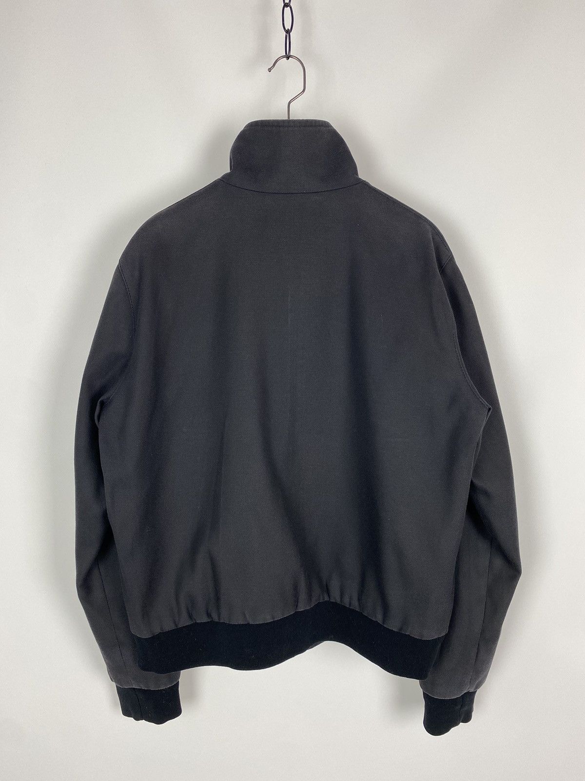 Hugo Boss Y2K Hugo Boss Washed Grey Combined Cotton Zip Up Jacket Size US M / EU 48-50 / 2 - 7 Thumbnail