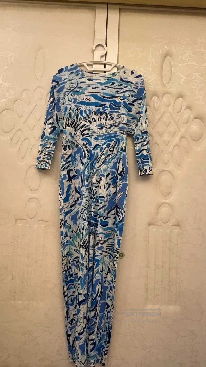 Issey Miyake Issey Miyake Auspicious Cloud Blue Dress Size XXL / US 16-18 / IT 52-54 - 1 Thumbnail