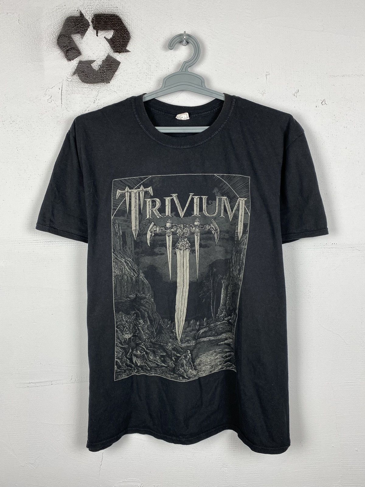 Pre-owned Band Tees X Rock T Shirt Vintage Trivium (ascendancy) Tour T Shirt In Black