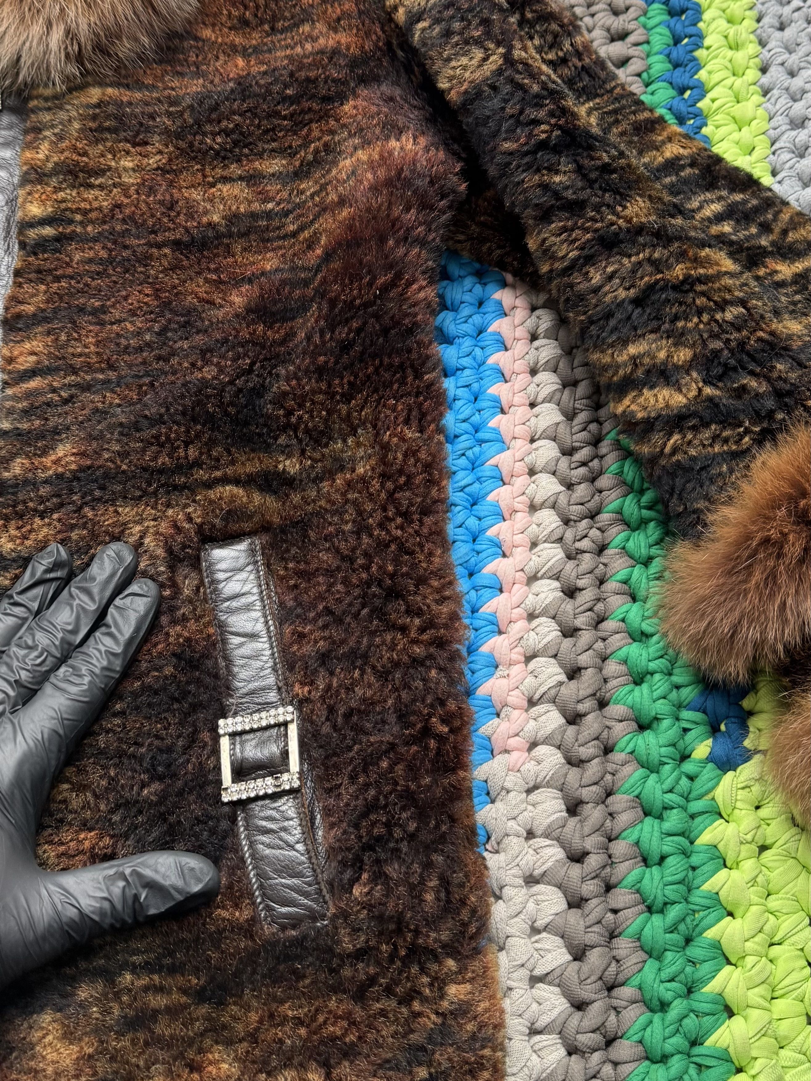 Vintage Vintage Real Sheepskin Coat With Real Fur Details (D10)(D15) Size M / US 6-8 / IT 42-44 - 6 Thumbnail
