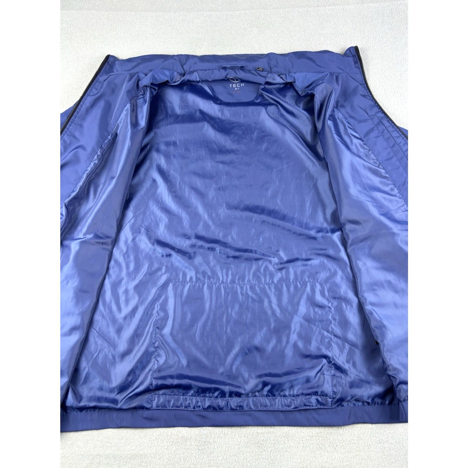 Tumi TUMI Jacket Windbreaker Mens XL Blue Waterproof Full Zip Stand-Up Collar Windbreaker Jacket Waterproof Packable Size US XL / EU 56 / 4 - 6 Thumbnail