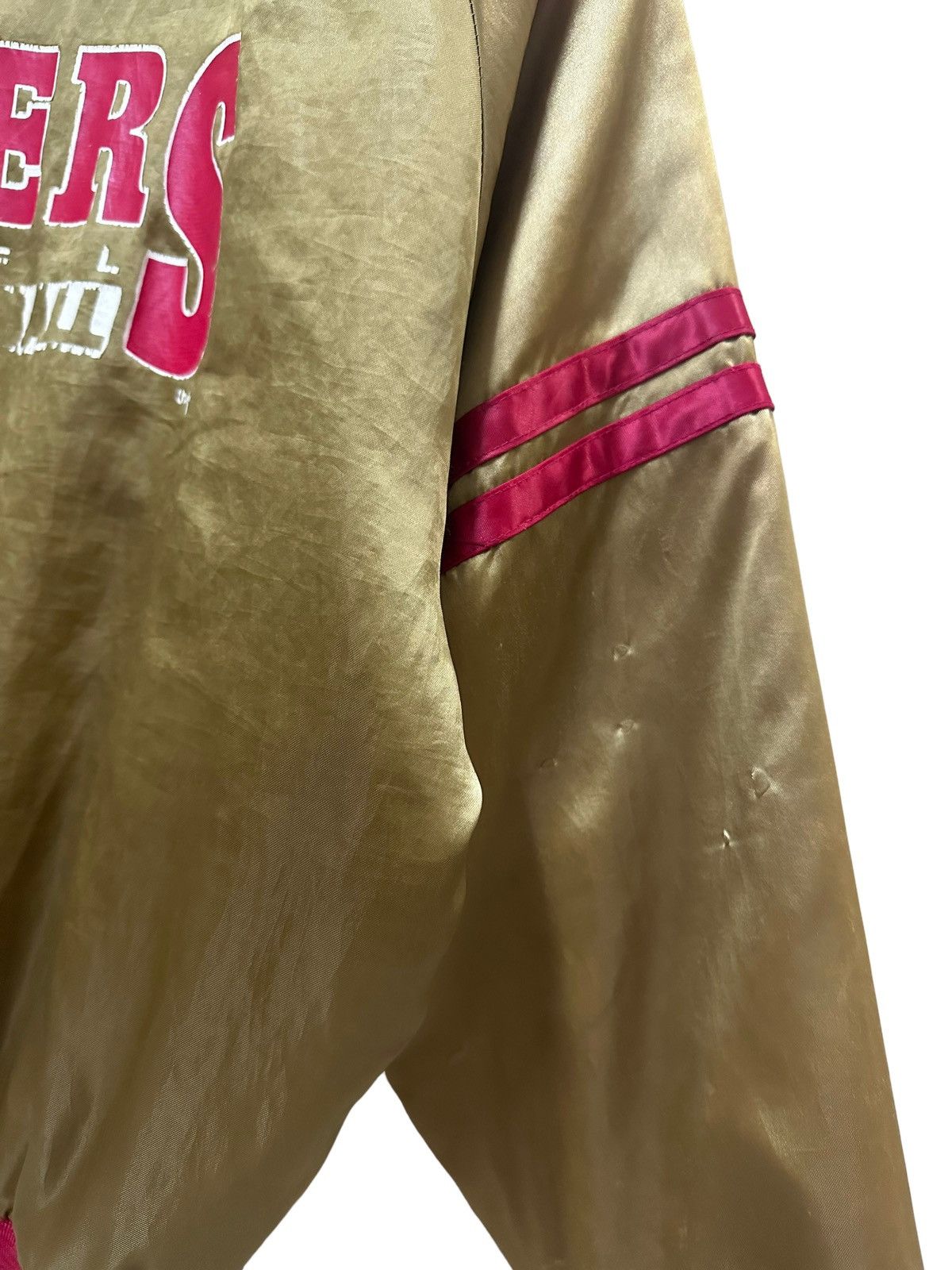 NFL × Vintage 🔥 Vintage Starter 80’s San Francisco 49ers Satin Bomber Size US M / EU 48-50 / 2 - 6 Thumbnail