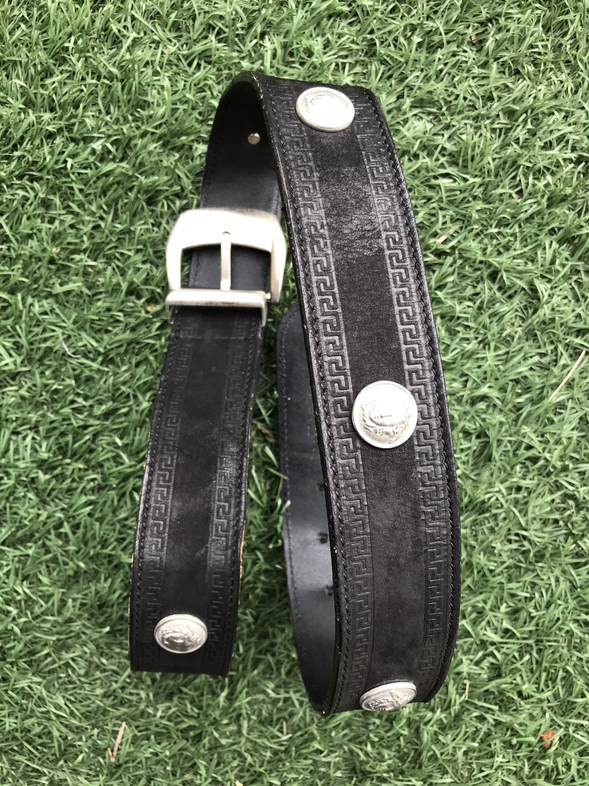 Versace Gianni Versace Medusa Vintage Belt Size 32 - 1 Thumbnail