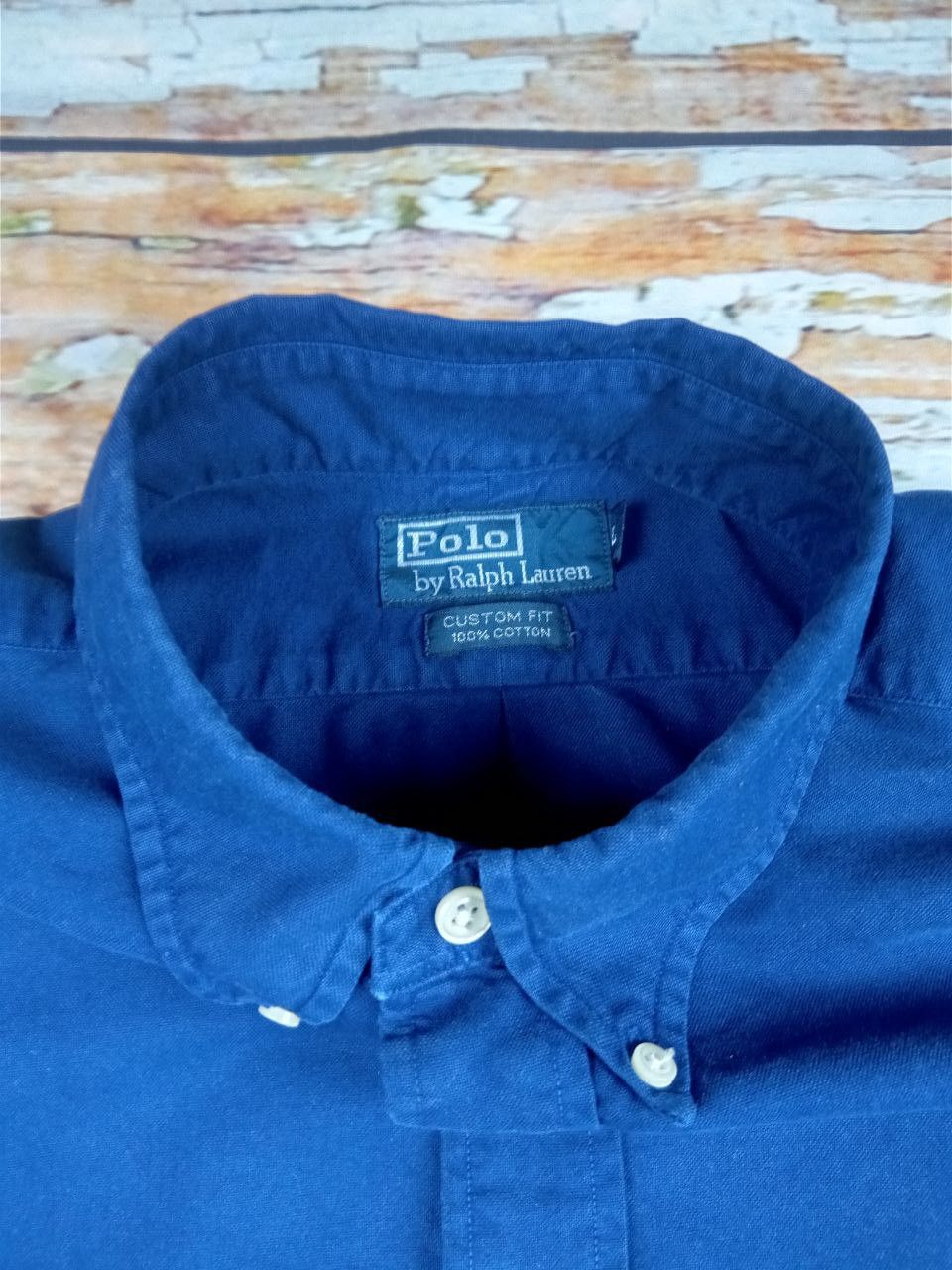 Polo Ralph Lauren Polo Ralph Lauren Vintage Men's Shirt Custom Fit Size L Size US L / EU 52-54 / 3 - 3 Thumbnail