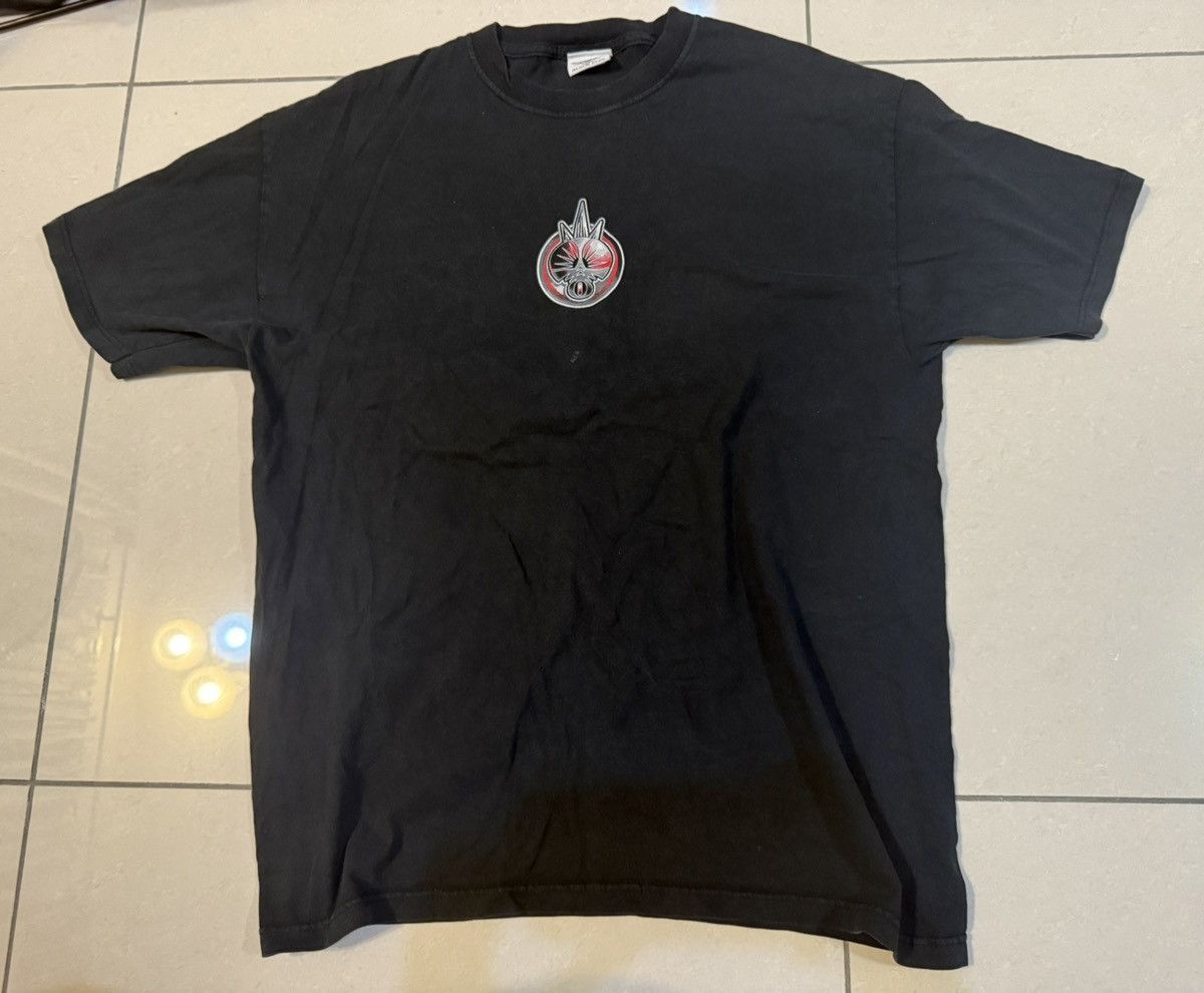 Vintage Vintage 90s Black Flys Skateboard T Shirt Size US XL / EU 56 / 4 - 2 Thumbnail