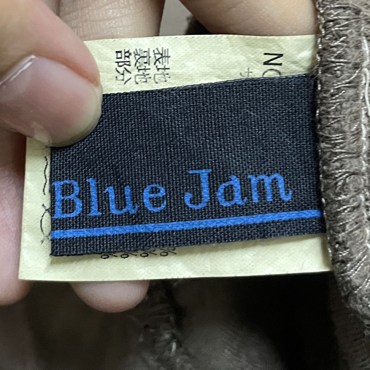 If Six Was Nine × Japanese Brand × Le Grande Bleu (L.G.B.) Very Rare Vintage Japanese Brand Blue Jam Flared Pants 2000s Size US 28 / EU 44 - 9 Thumbnail