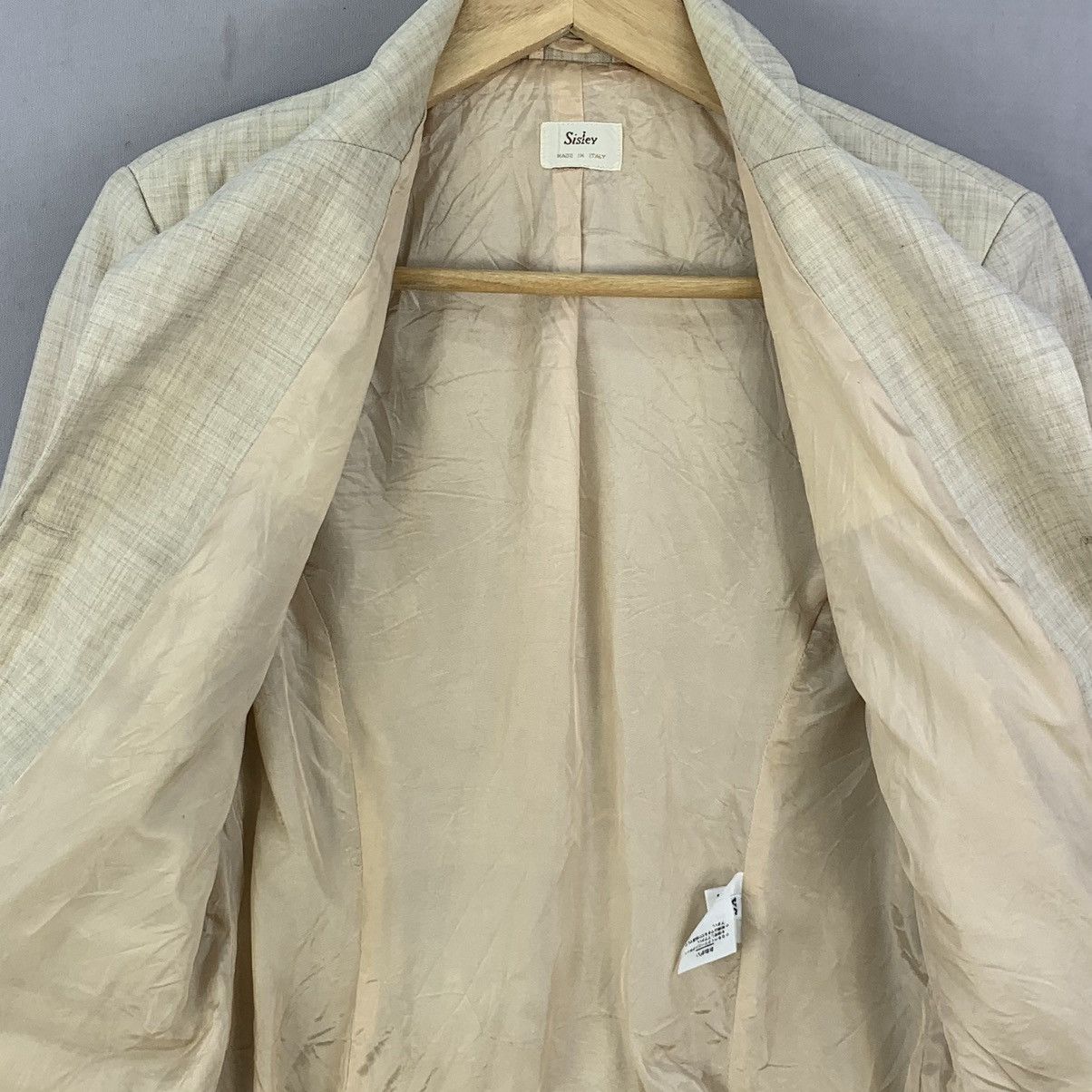 Sisley Sisley Made in Italy Vintage Blazer Jacket Size XS / US 0-2 / IT 36-38 - 7 Thumbnail