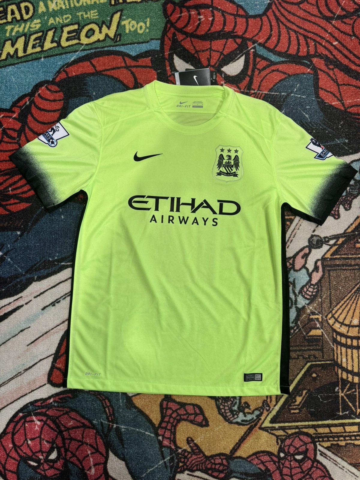 Nike Manchester City 2015/16 De Bruyne #17 third jersey Size US L / EU 52-54 / 3 - 5 Thumbnail