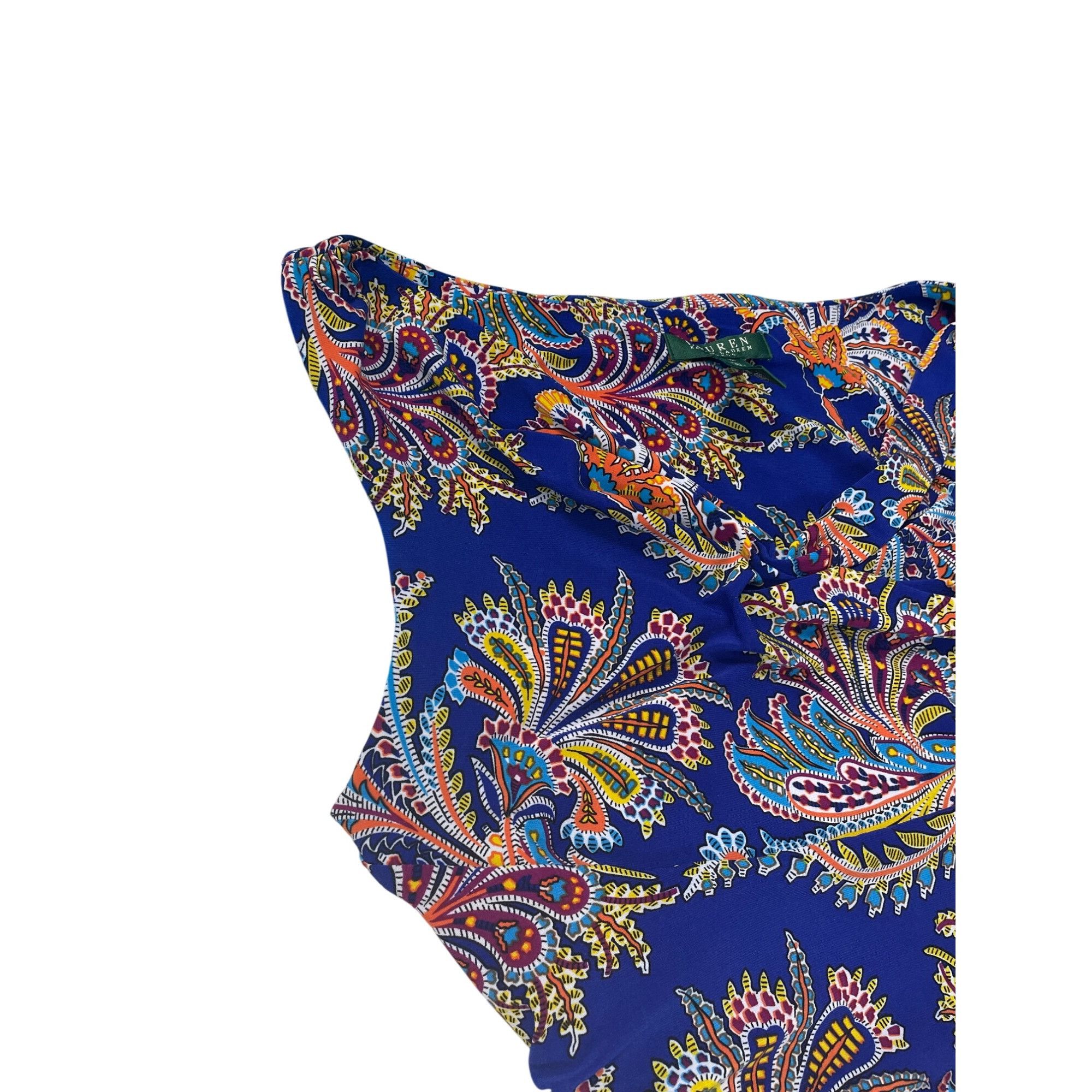 Ralph Lauren Lauren Ralph Lauren womans sleeveless blue paisley slip on d Size XL / US 12-14 / IT 48-50 - 3 Thumbnail