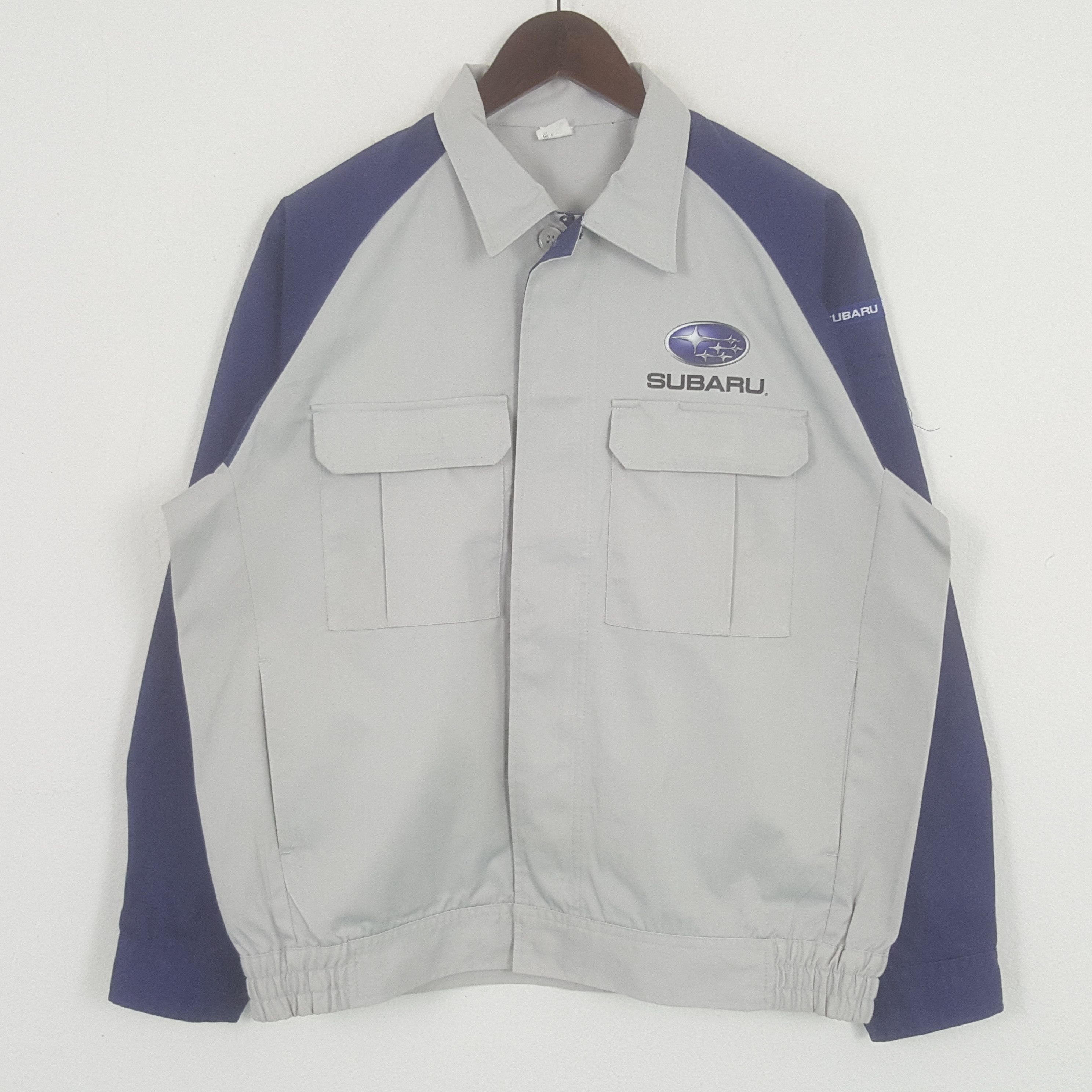 Japanese Brand × Vintage Vintage SUBARU Custom Logo Worker Sport Jacket Size US L / EU 52-54 / 3 - 3 Thumbnail