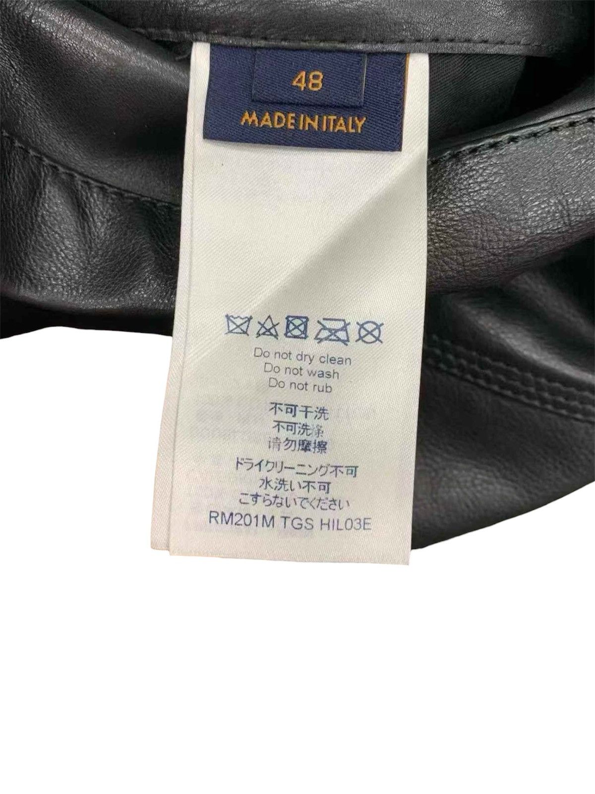 Louis Vuitton Louis Vuitton 48 Paper Clip Chain Leather Jacket Black Size US M / EU 48-50 / 2 - 7 Thumbnail