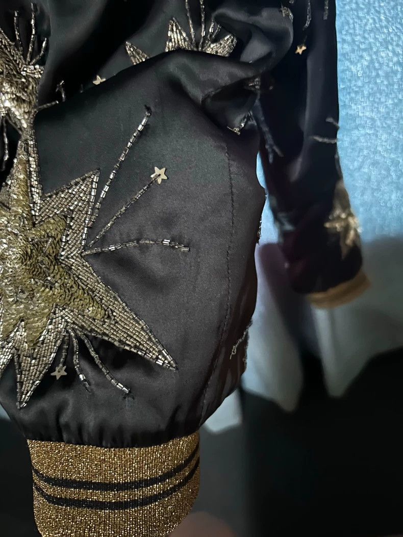 Saint Laurent Paris Saint Laurent Paris Saint Laurent Black Starry Jacket by H Size US L / EU 52-54 / 3 - 9 Thumbnail