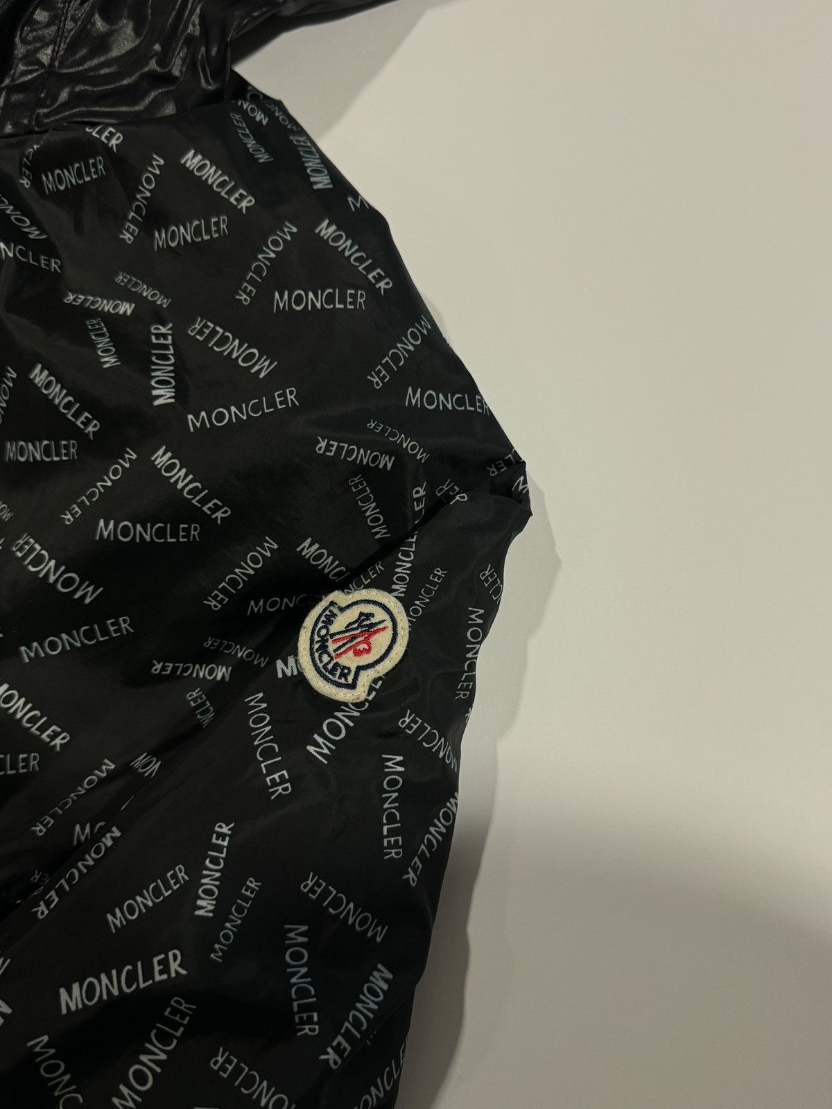 Moncler Moncler Gidayu Logo Print Nylon Jacket Size US L / EU 52-54 / 3 - 3 Thumbnail