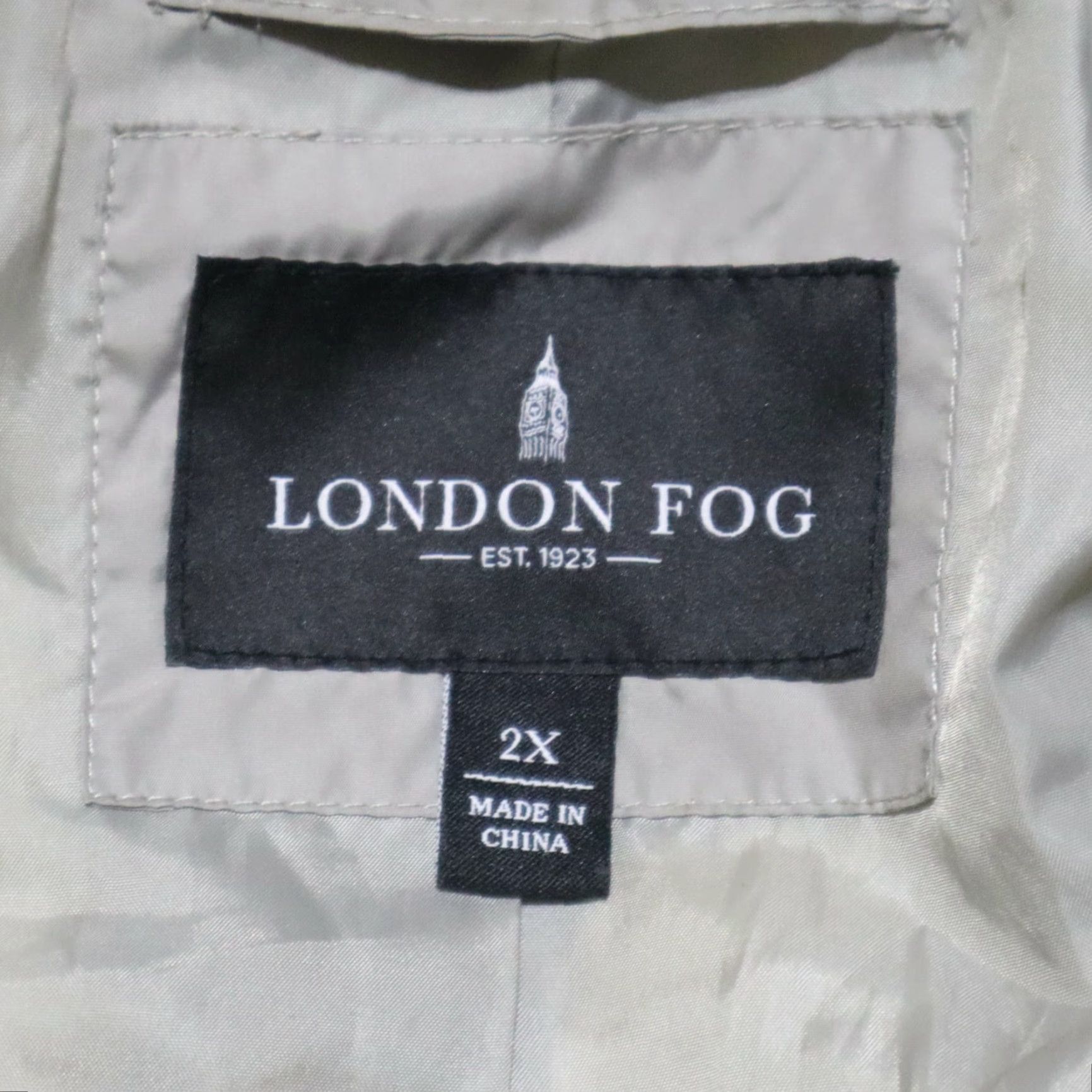 London Fog London Fog Jacket Women 2XL Tan Lightweight Puffer Trench Coat Womens Size XXL / US 16-18 / IT 52-54 - 7 Thumbnail