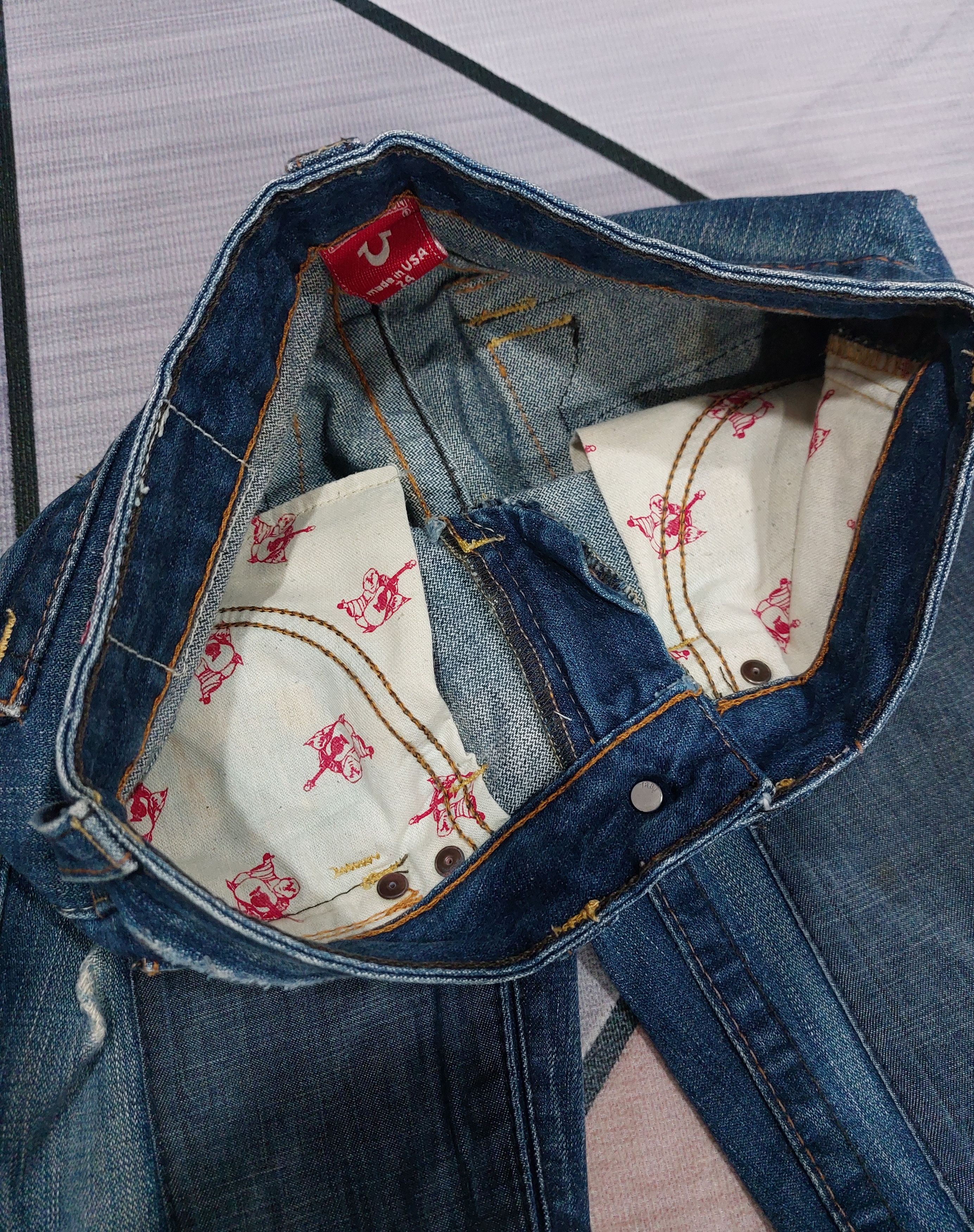 True Religion × Vintage TRUE RELIGION JOEY PATCHWORK JEANS Size 27" / US 4 / IT 40 - 9 Thumbnail